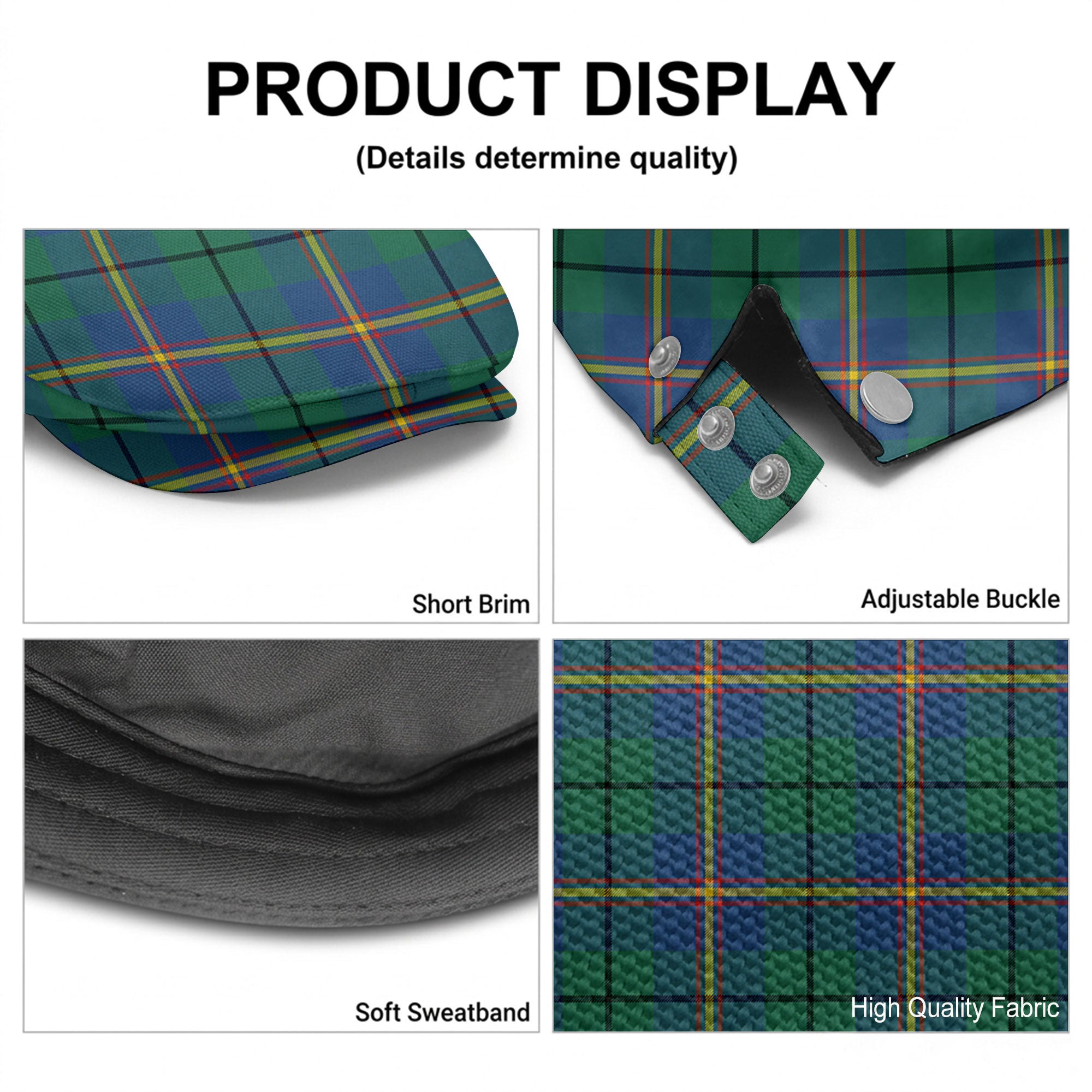 Carmichael Ancient Tartan Flat Caps
