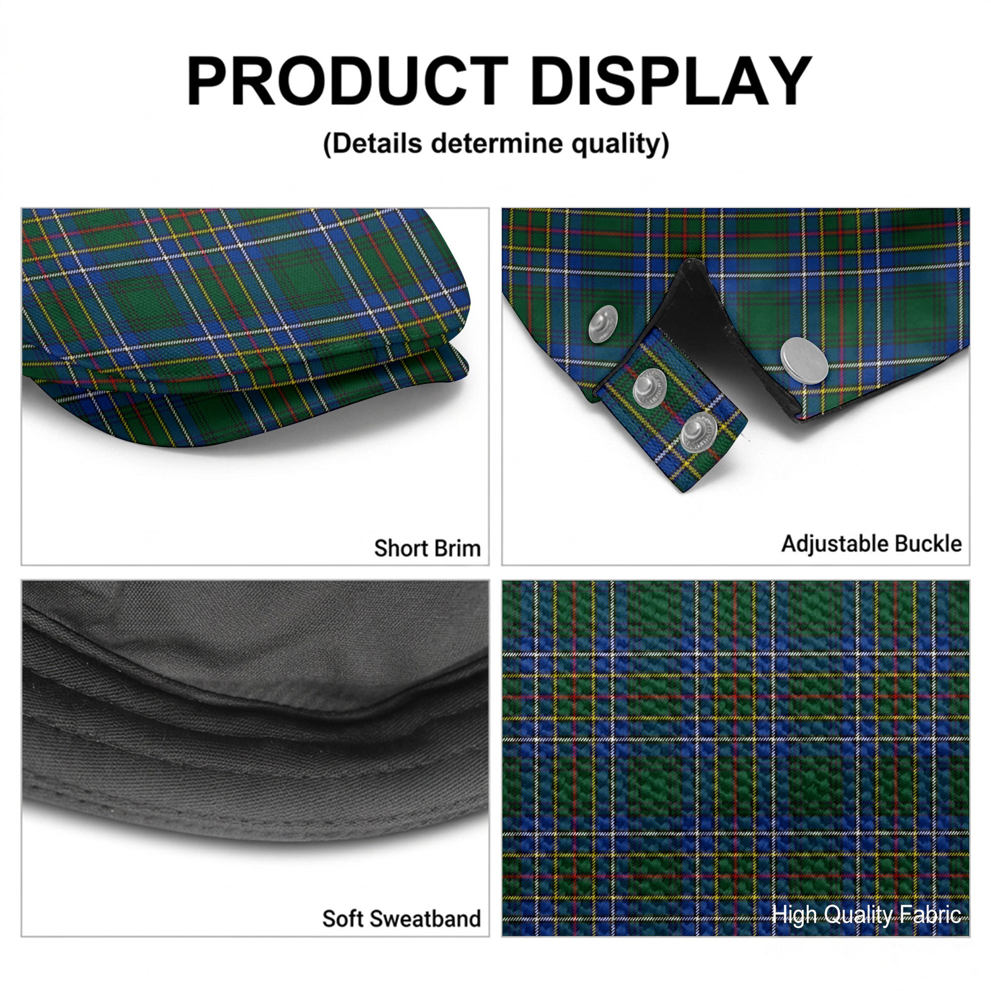 Cockburn Ancient Tartan Flat Caps
