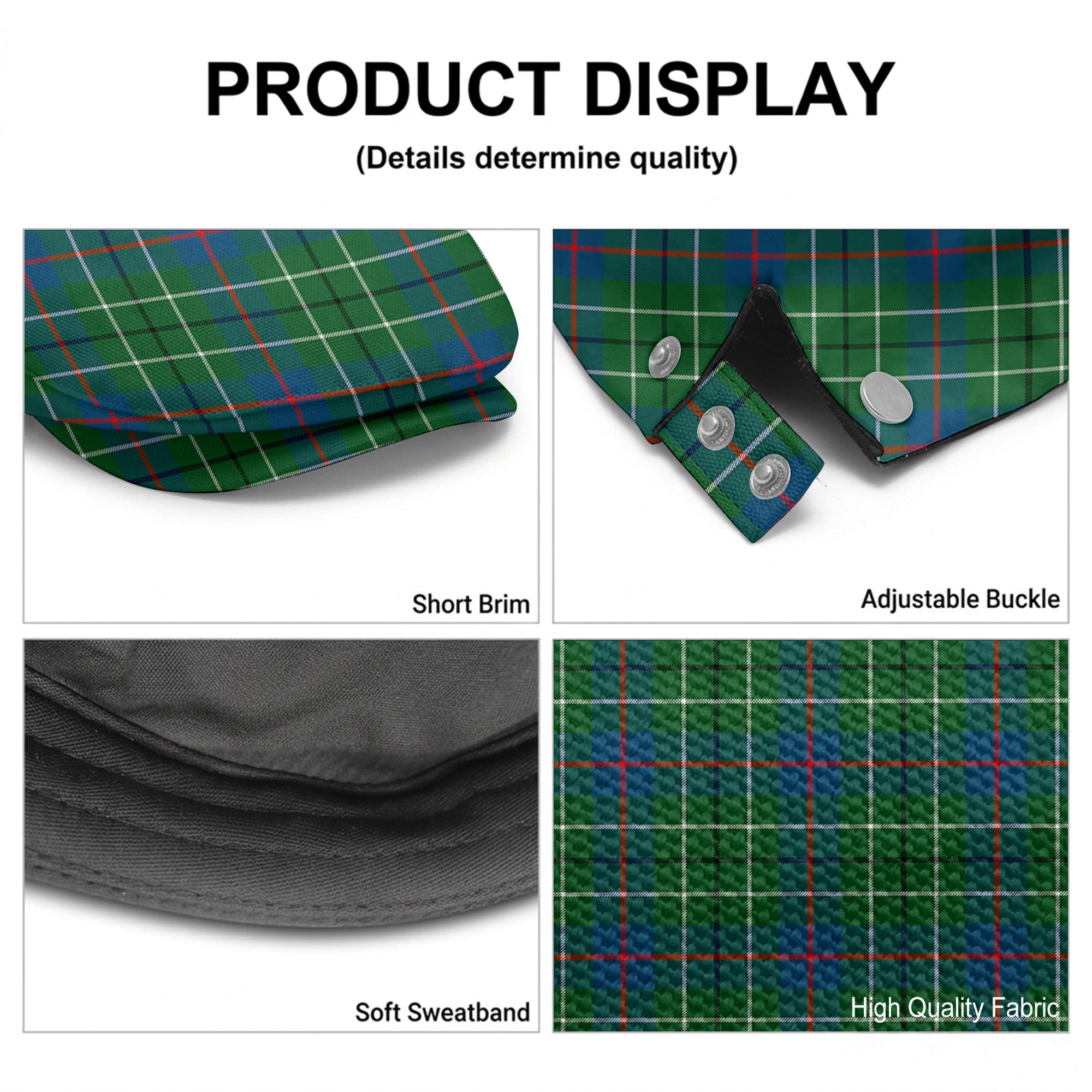 Duncan Ancient Tartan Flat Caps