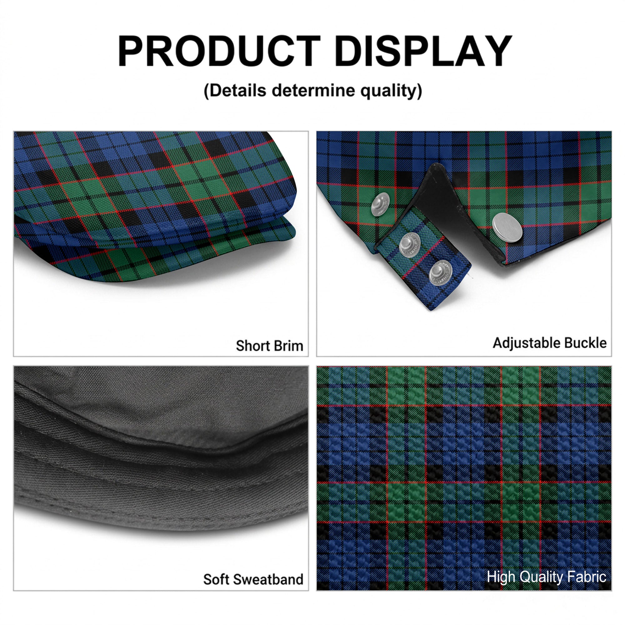 Fletcher Ancient Tartan Flat Caps