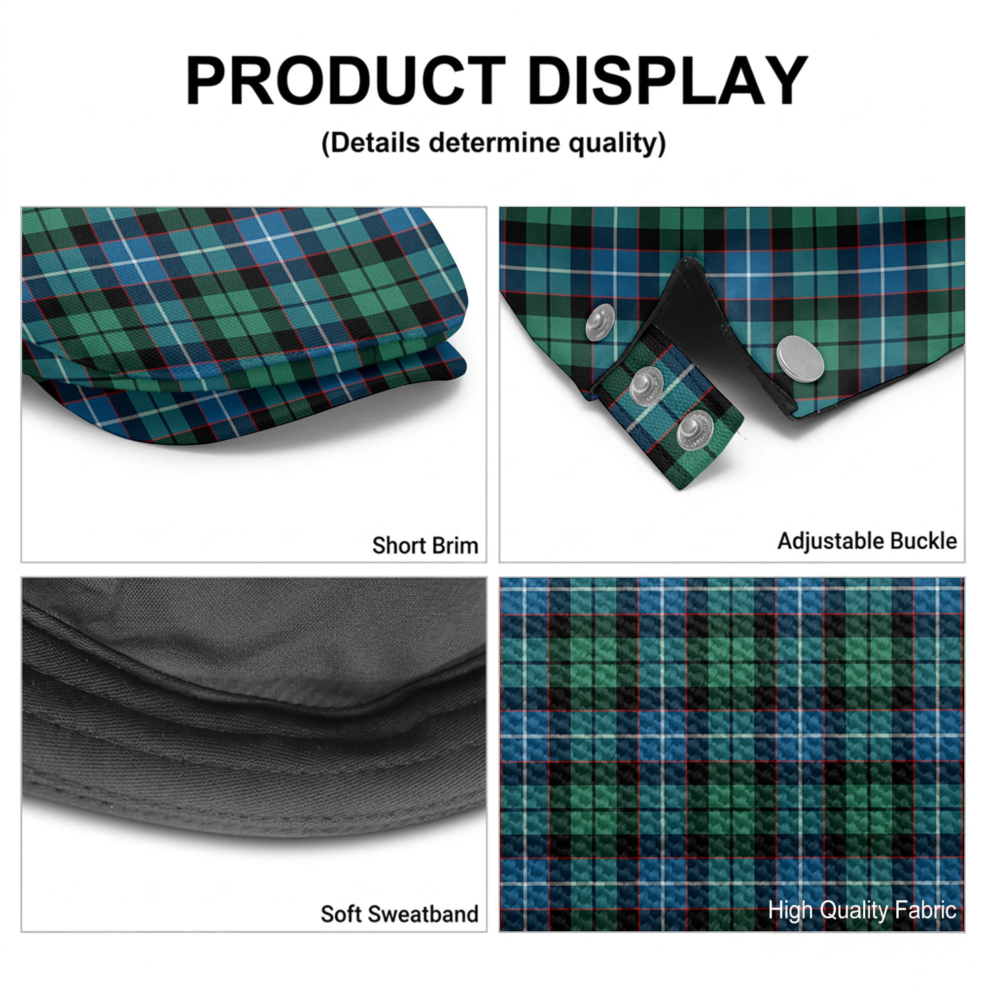 Galbraith Ancient Tartan Flat Caps