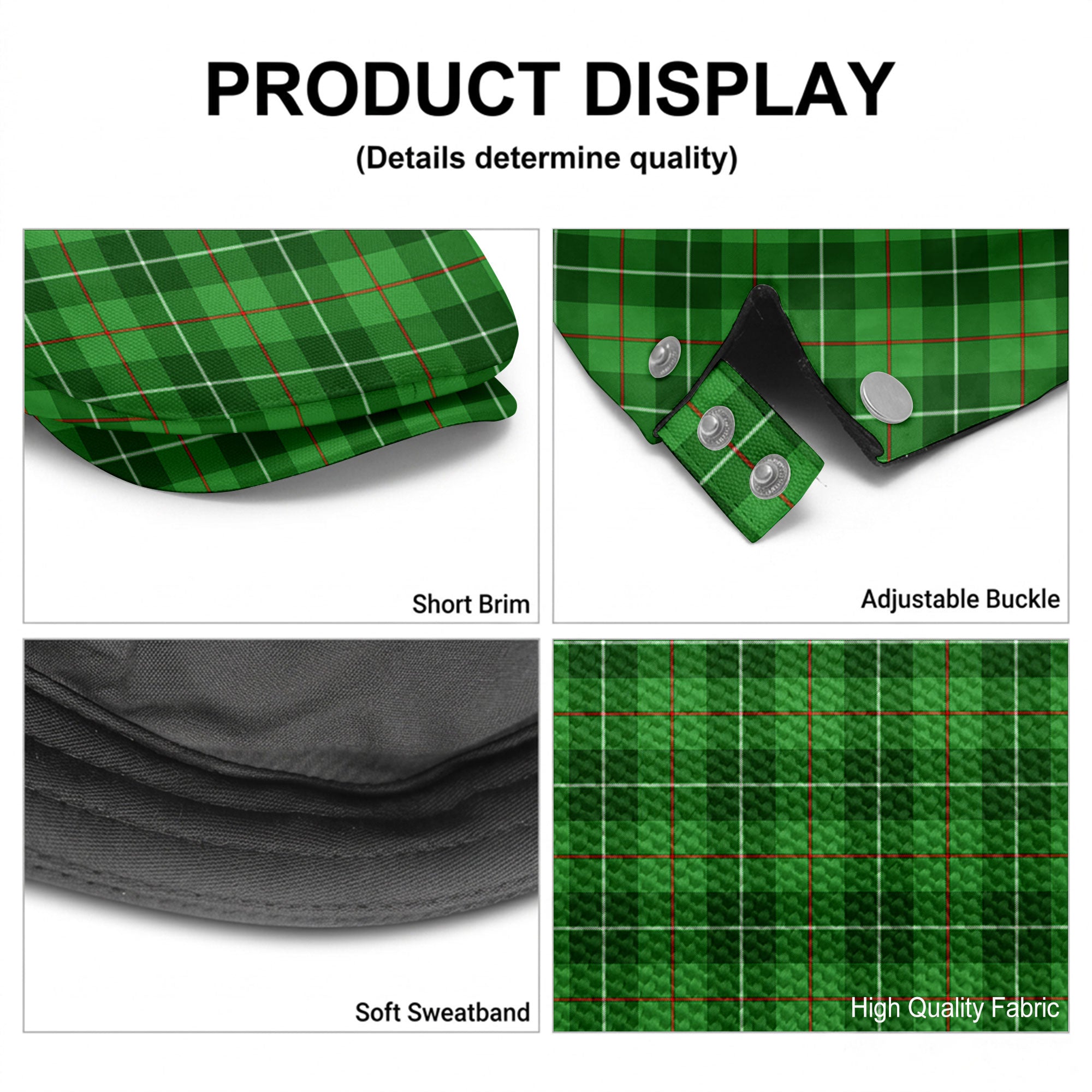 Galloway District Tartan Flat Caps