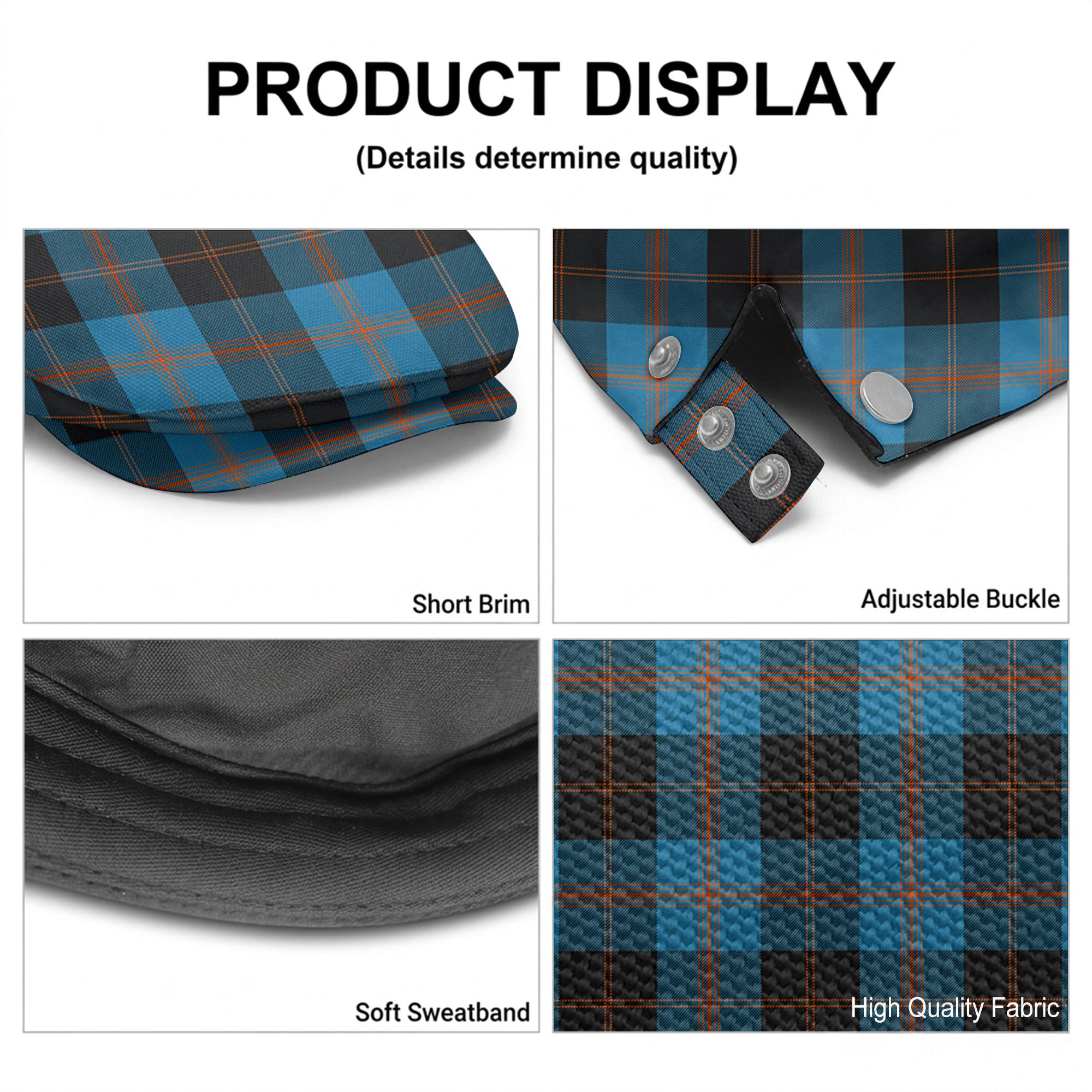 Garden Tartan Flat Caps
