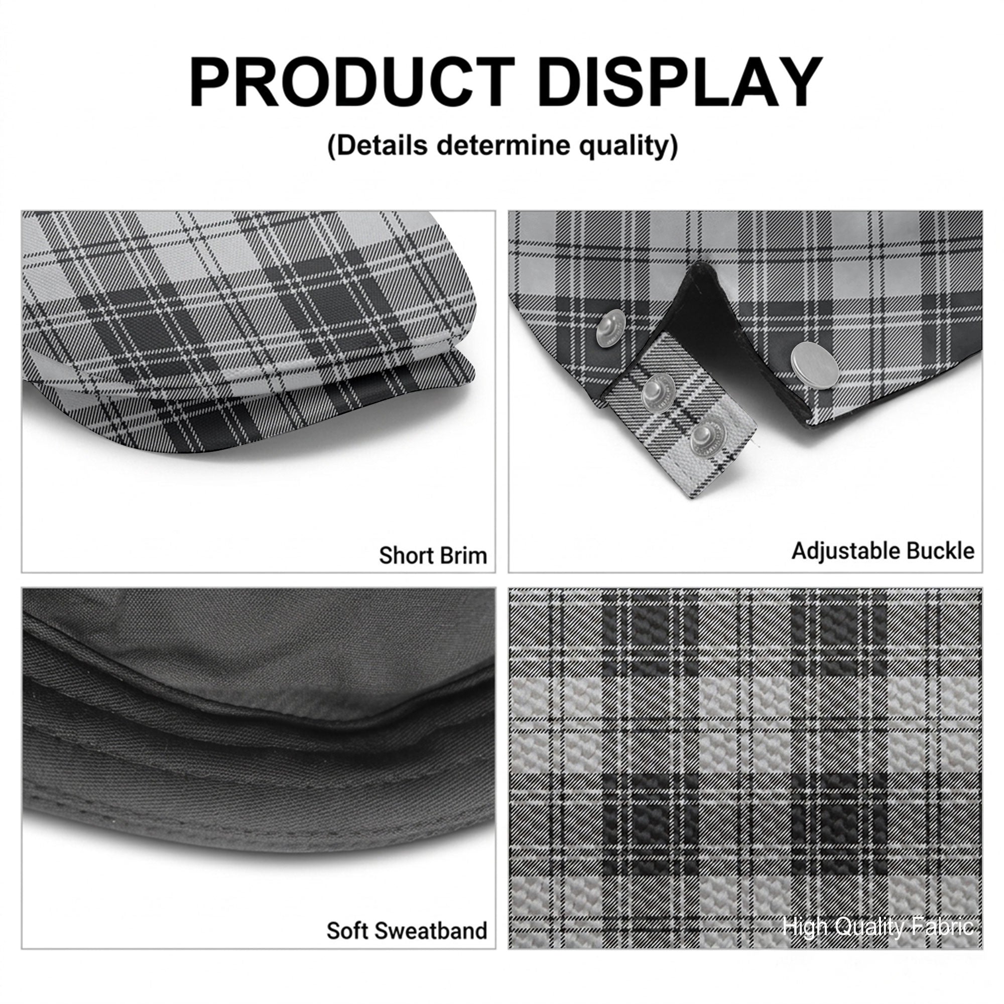 Glen Tartan Flat Caps