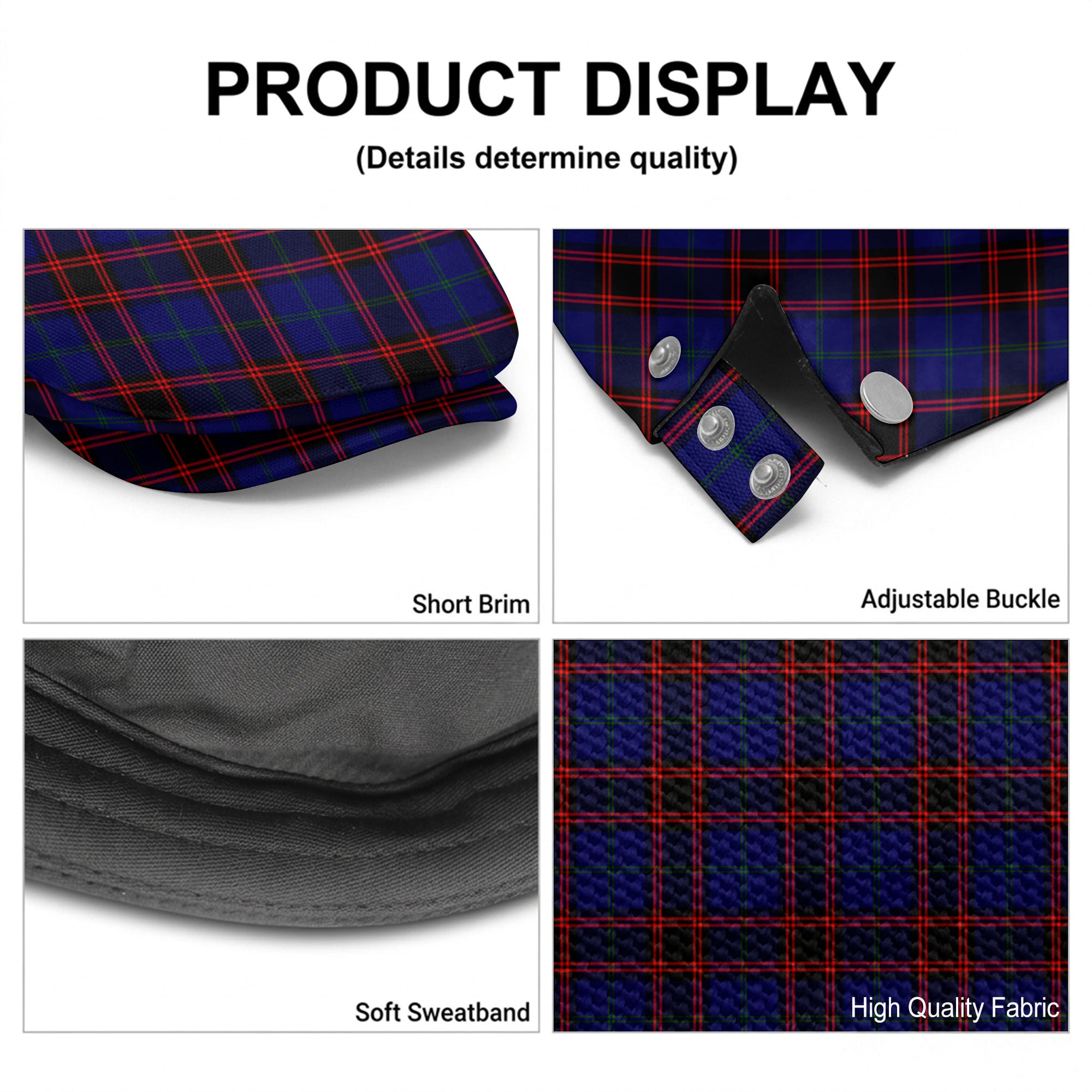 Home Modern Tartan Flat Caps