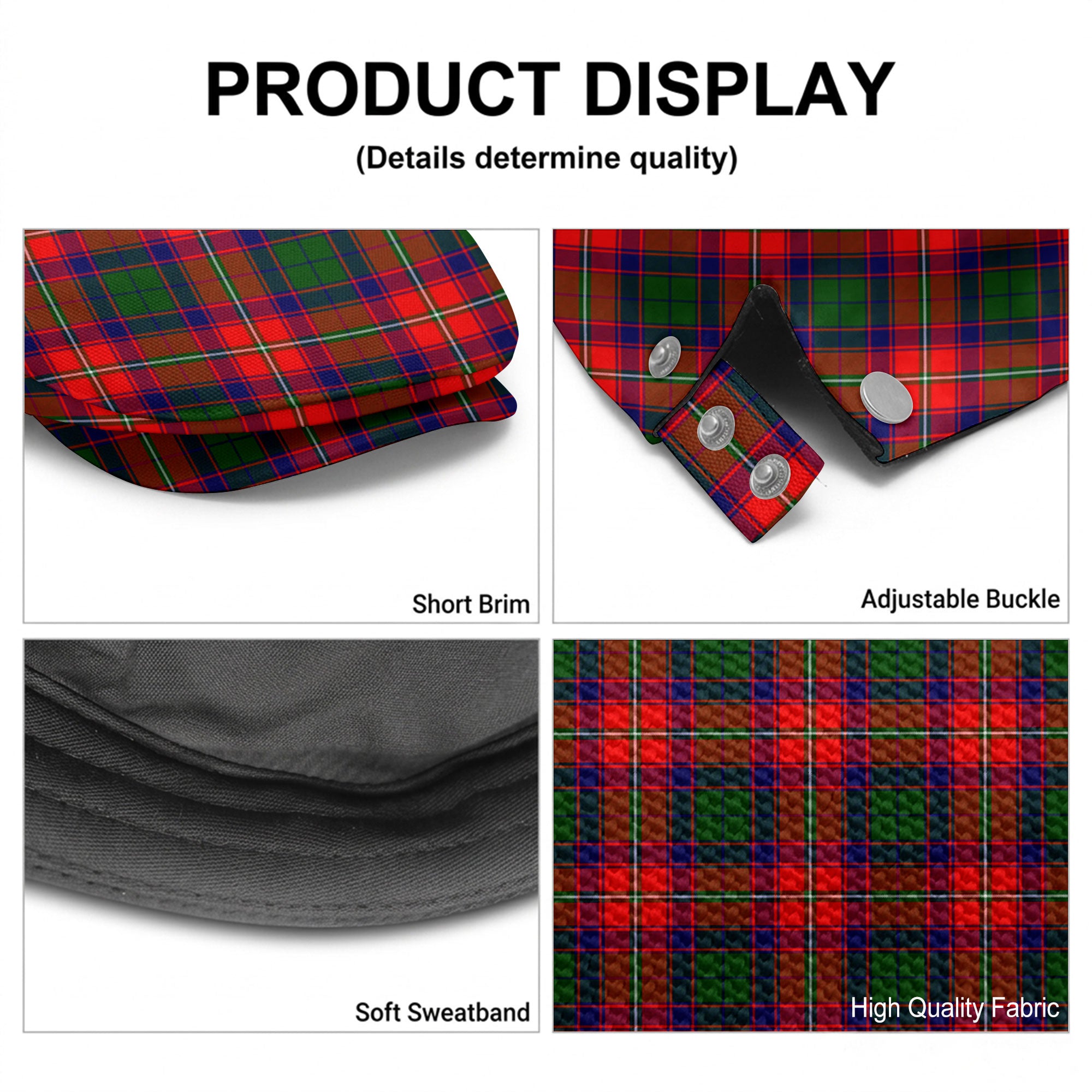 Hopkirk Tartan Flat Caps