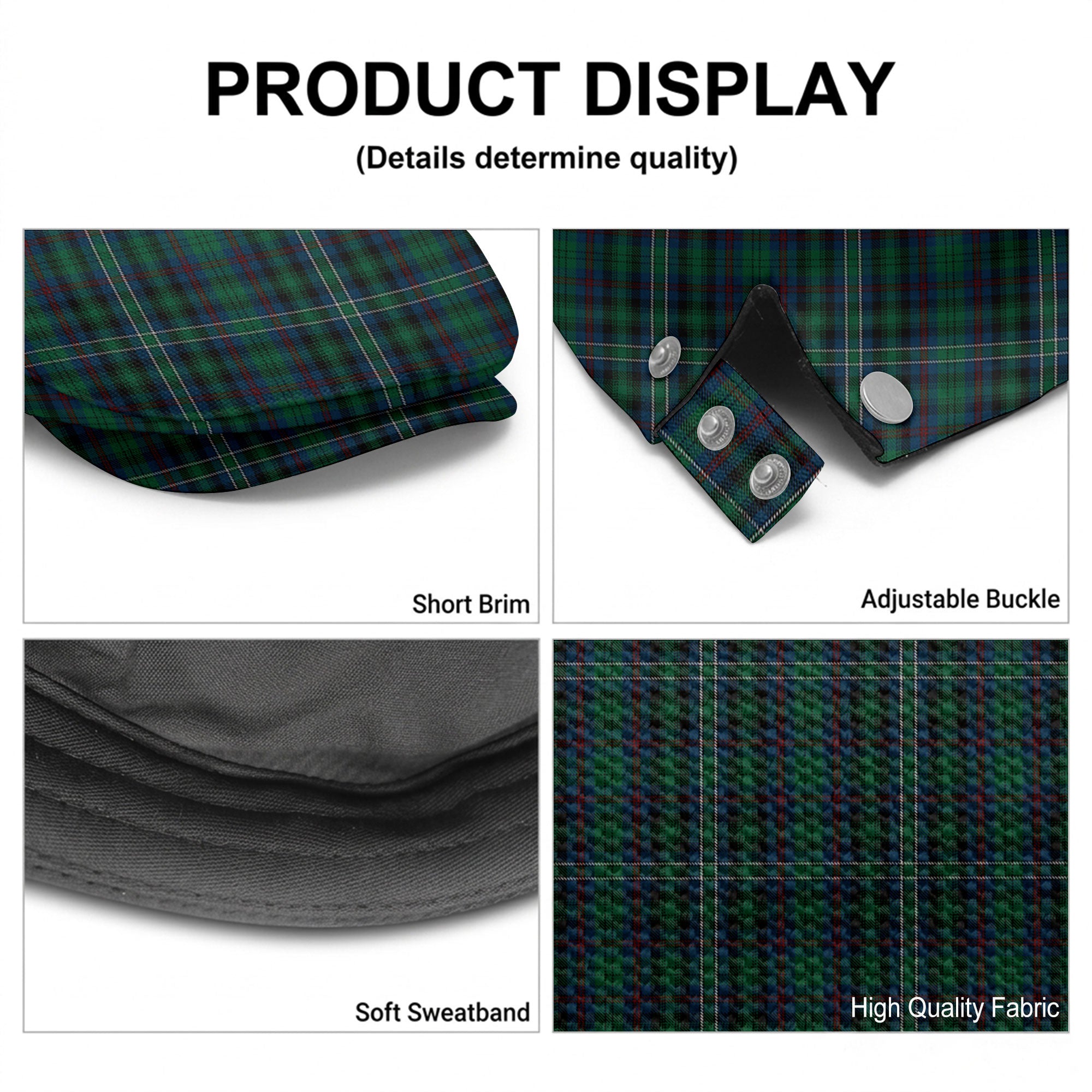 Killen Tartan Flat Caps