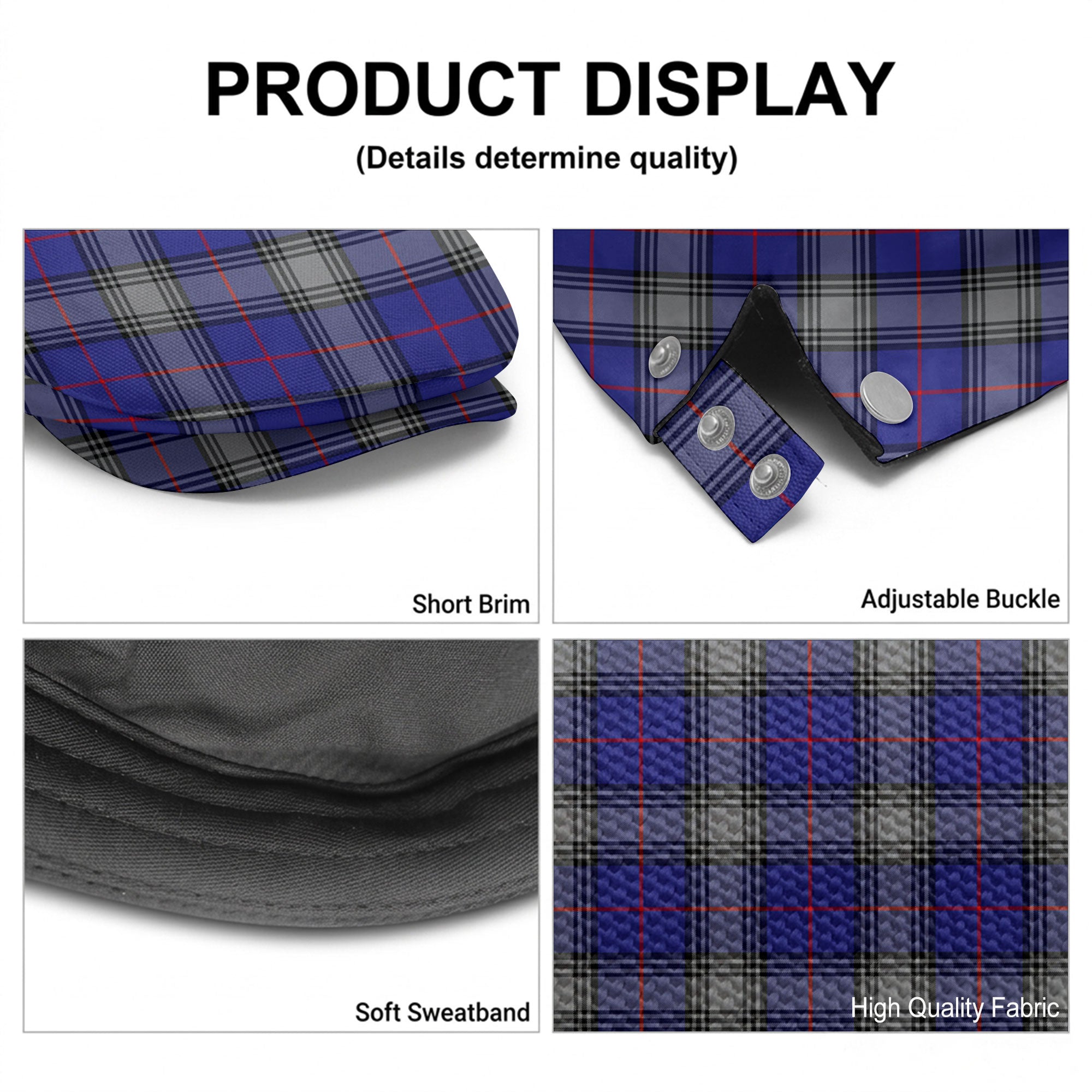 Kinnaird Tartan Flat Caps
