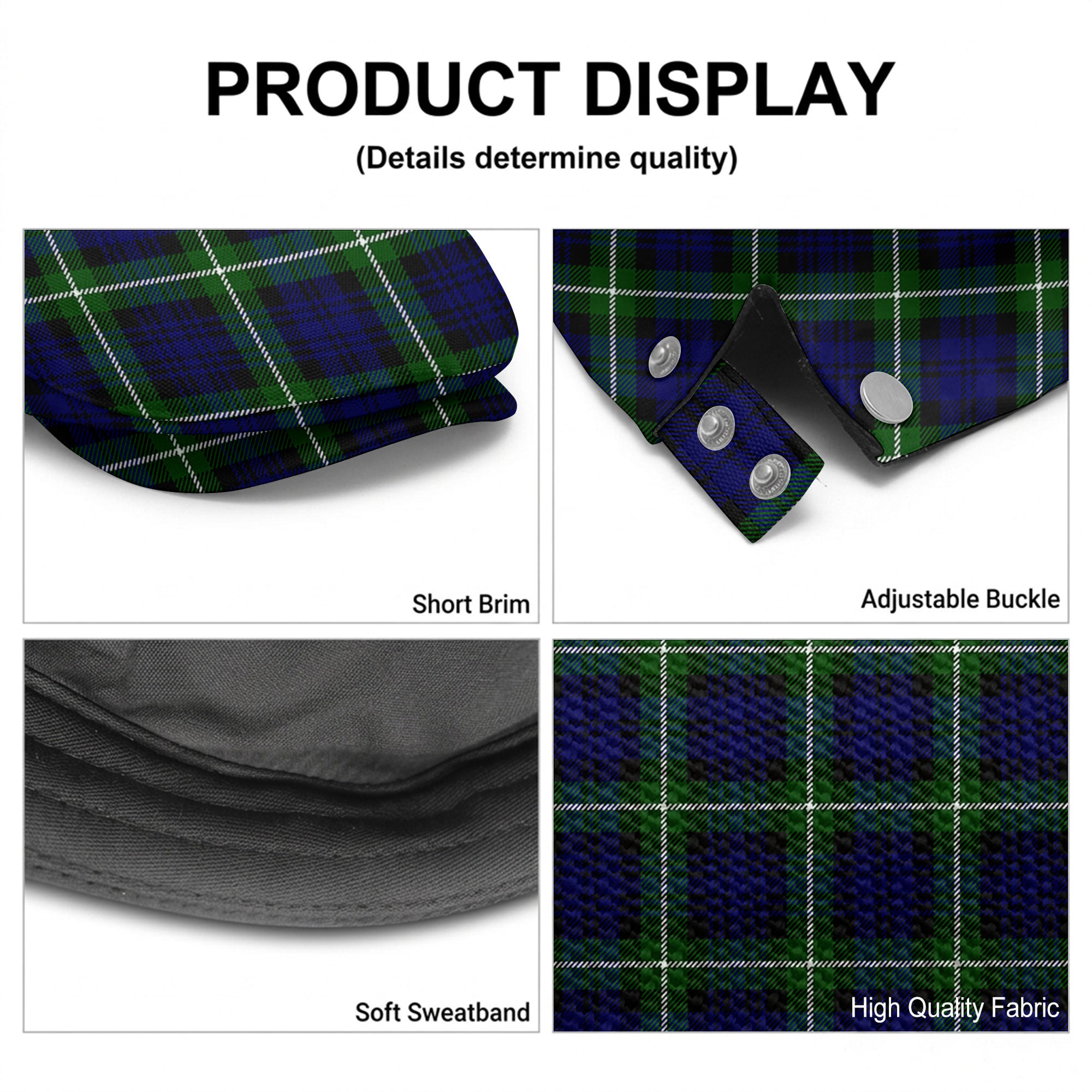 Lammie Tartan Flat Caps