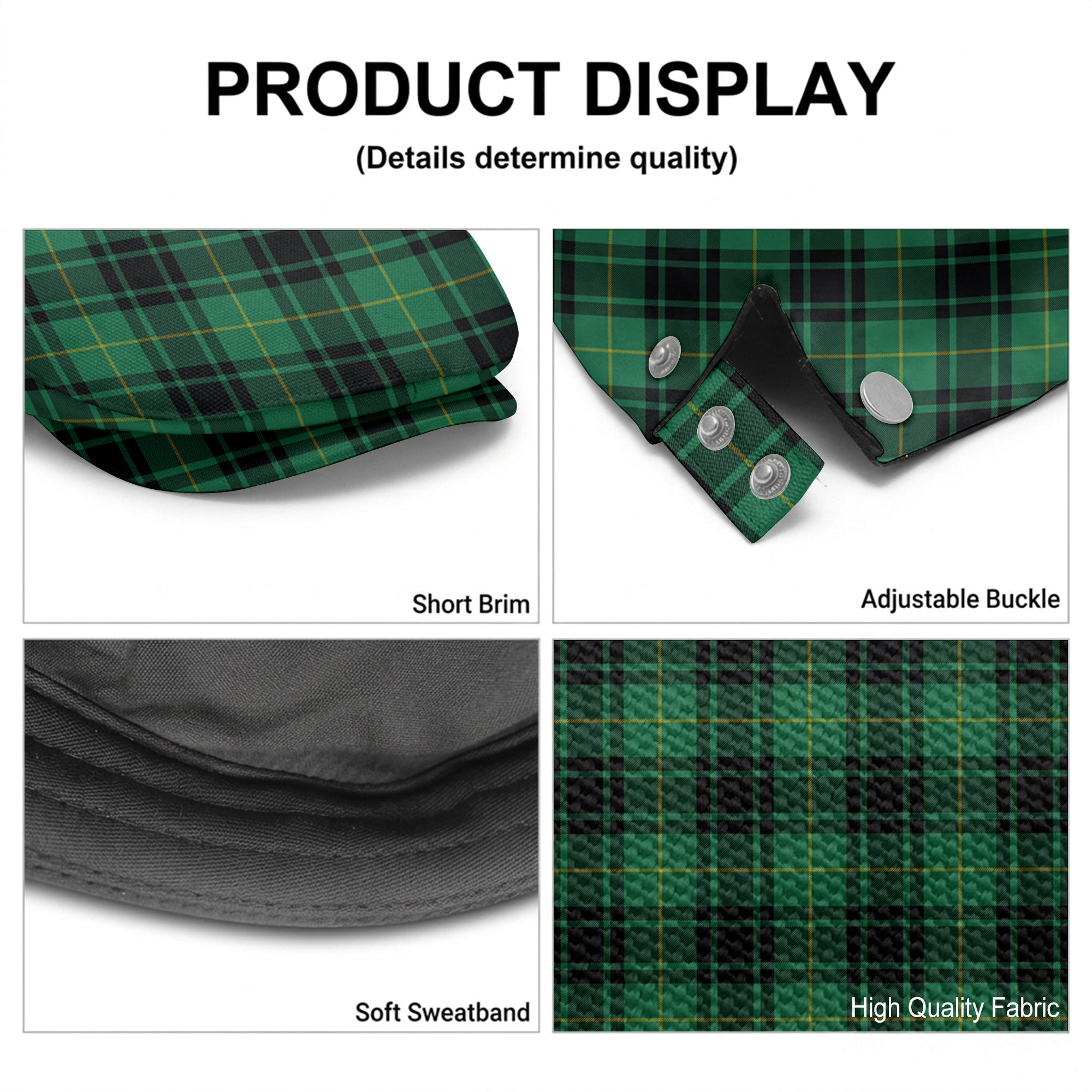 MacArthur Ancient Tartan Flat Caps