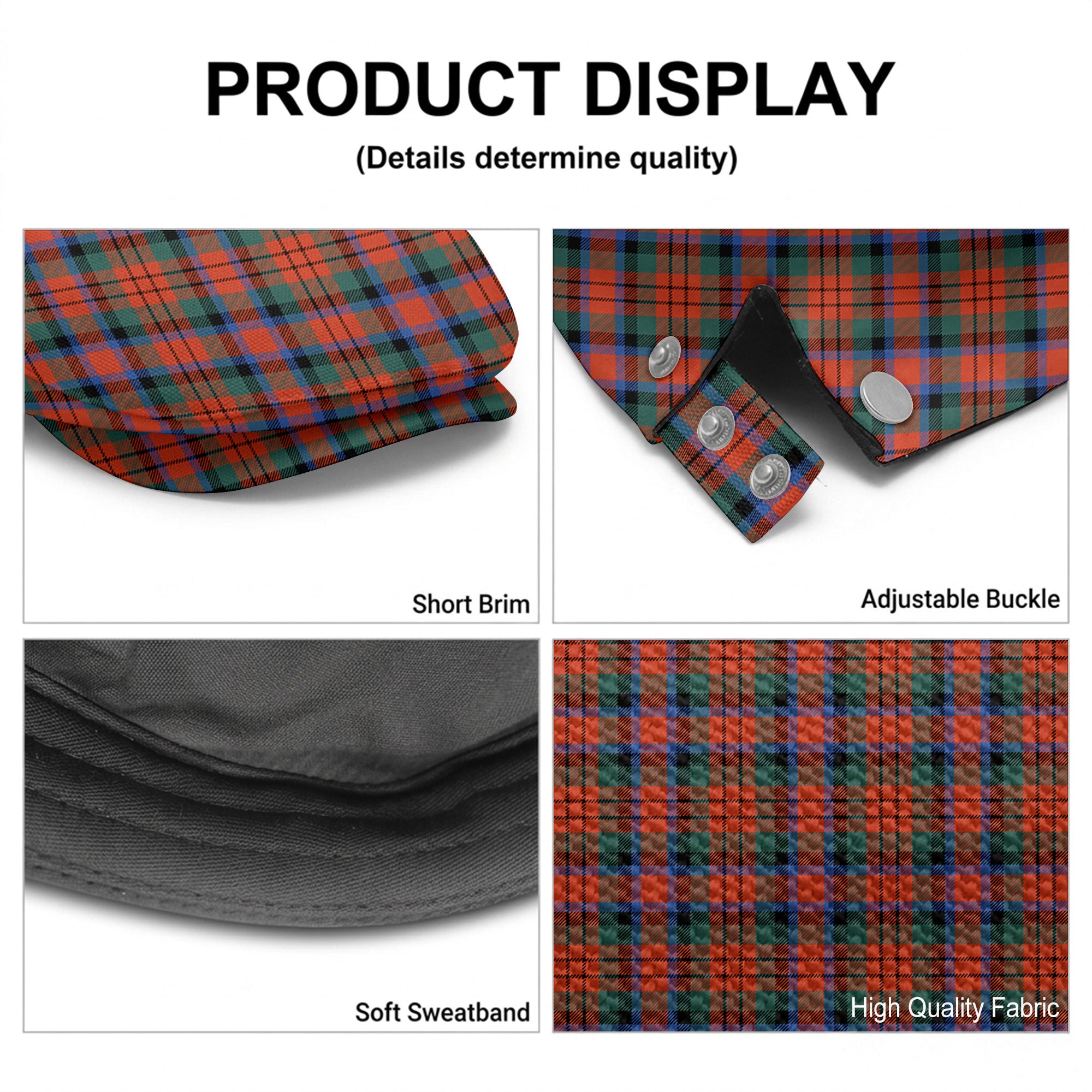 MacDuff Ancient Tartan Flat Caps