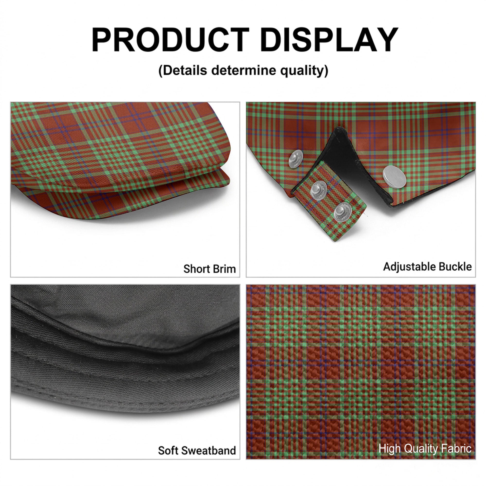 MacGillivray Hunting Ancient Tartan Flat Caps