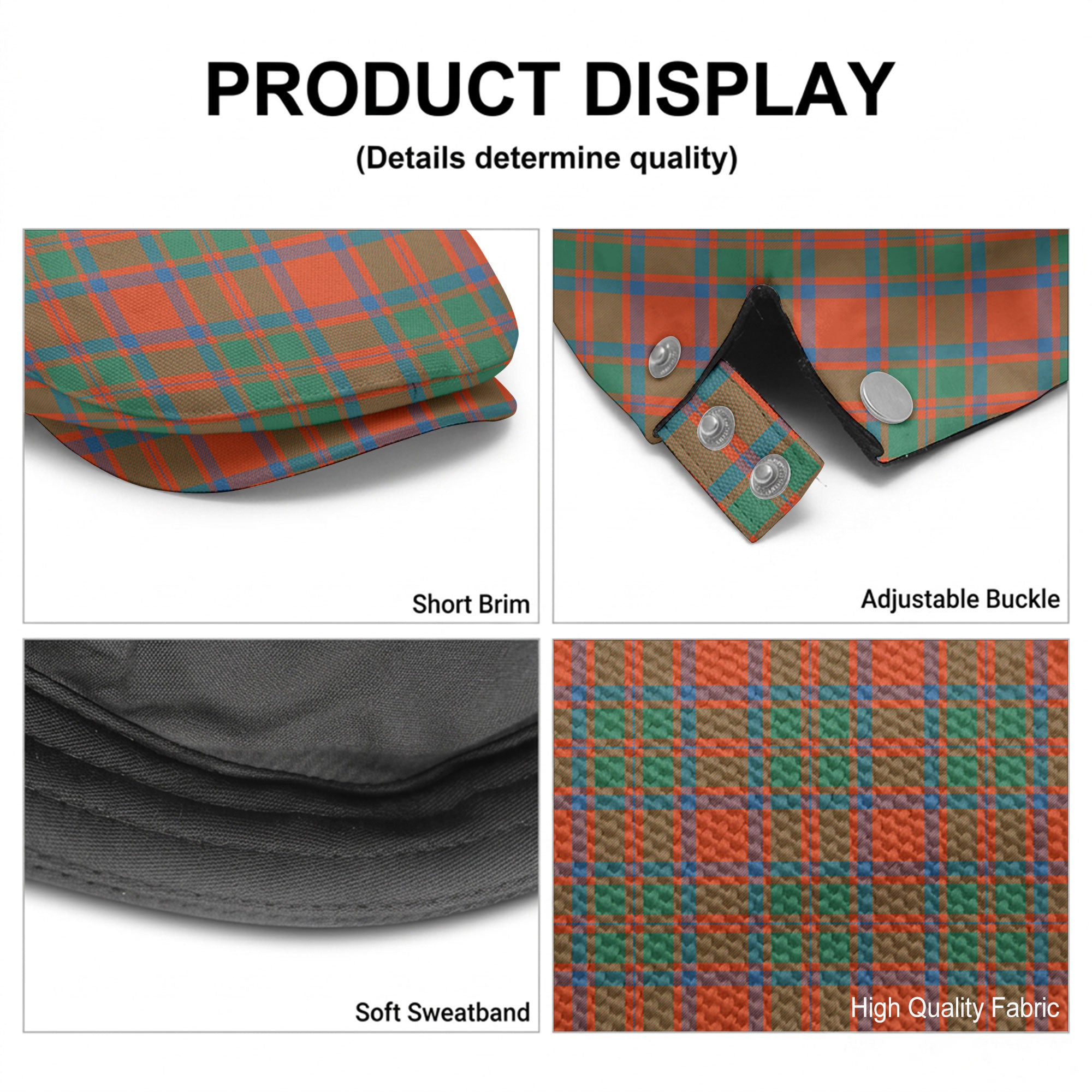 MacIntosh Ancient Tartan Flat Caps
