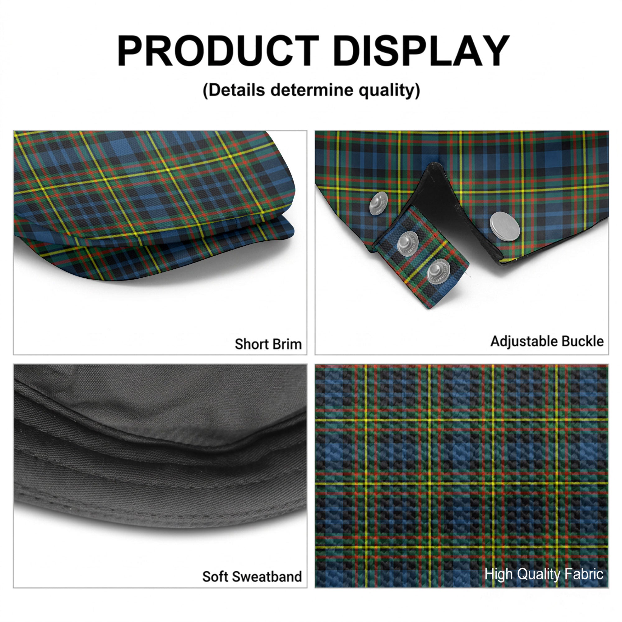 MacLellan Ancient Tartan Flat Caps