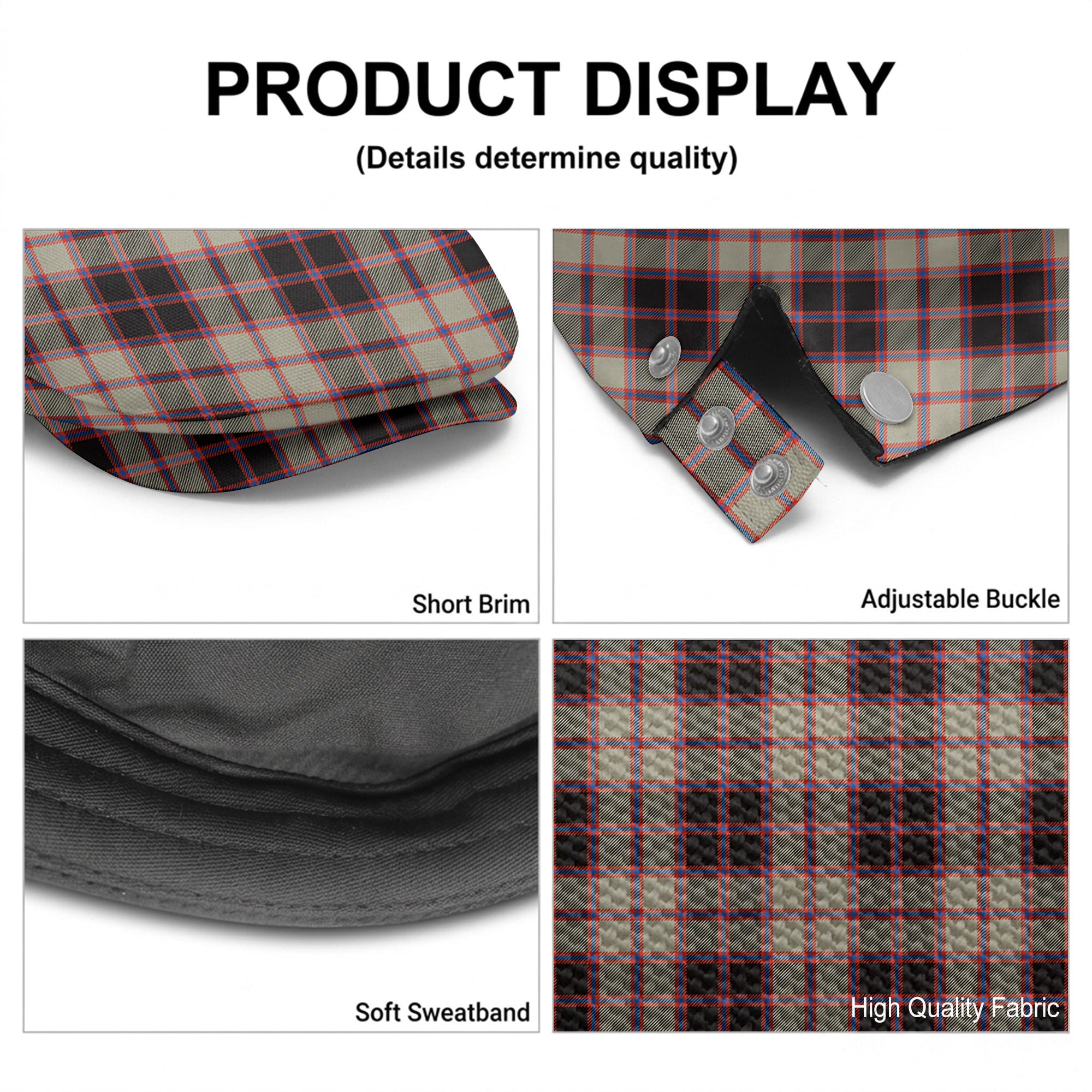 MacPherson Hunting Ancient Tartan Flat Caps