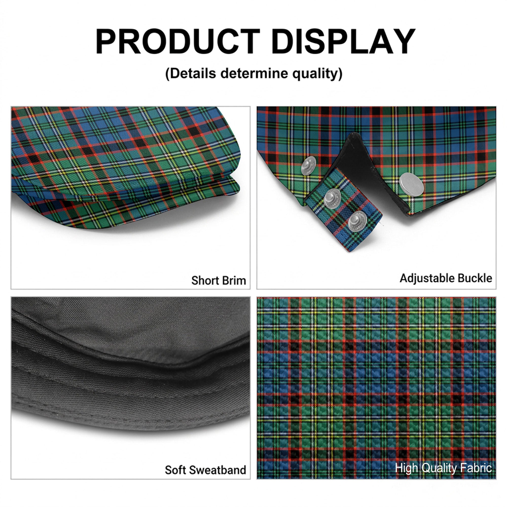 MacNicol Hunting Ancient Tartan Flat Caps