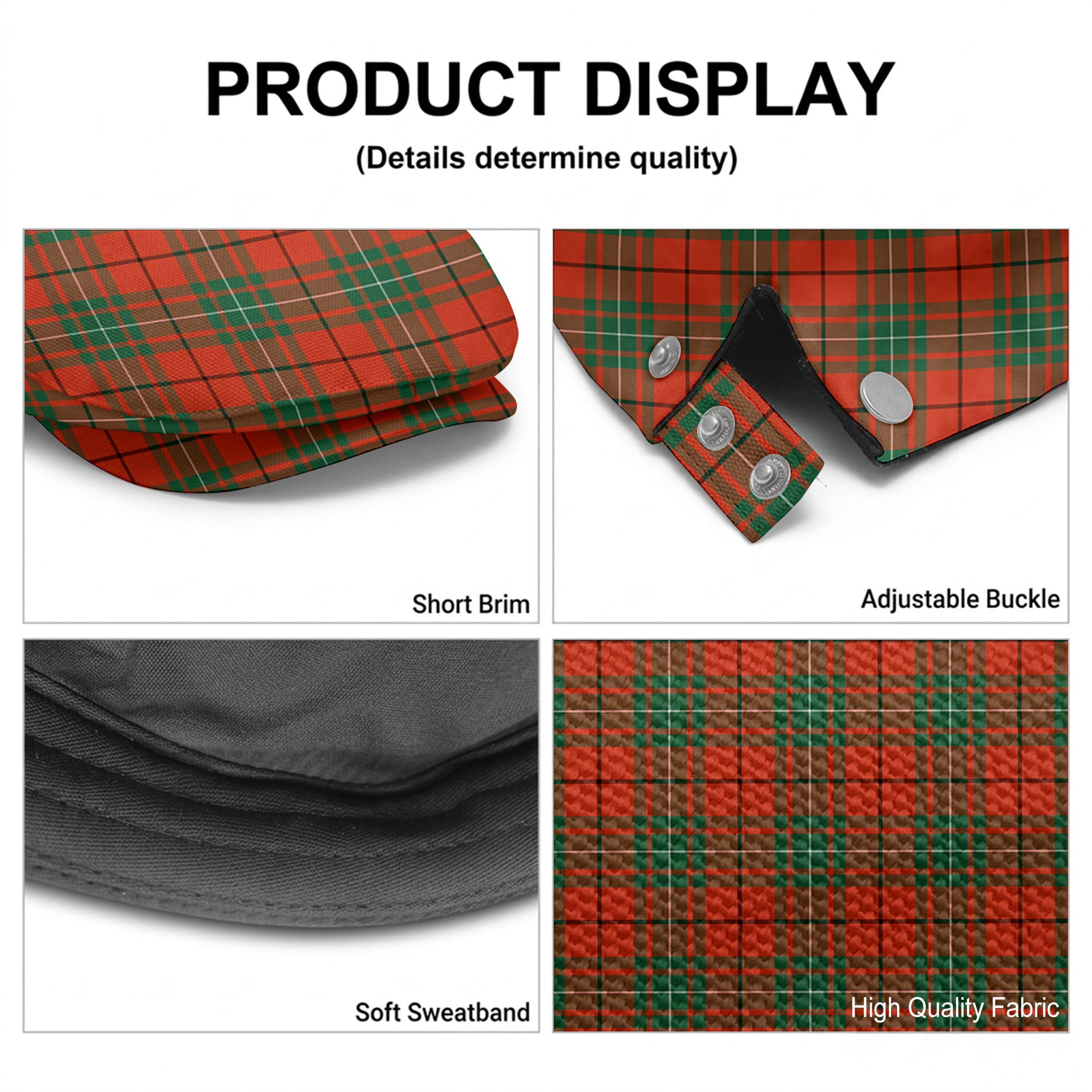 McAulay Ancient Tartan Flat Caps