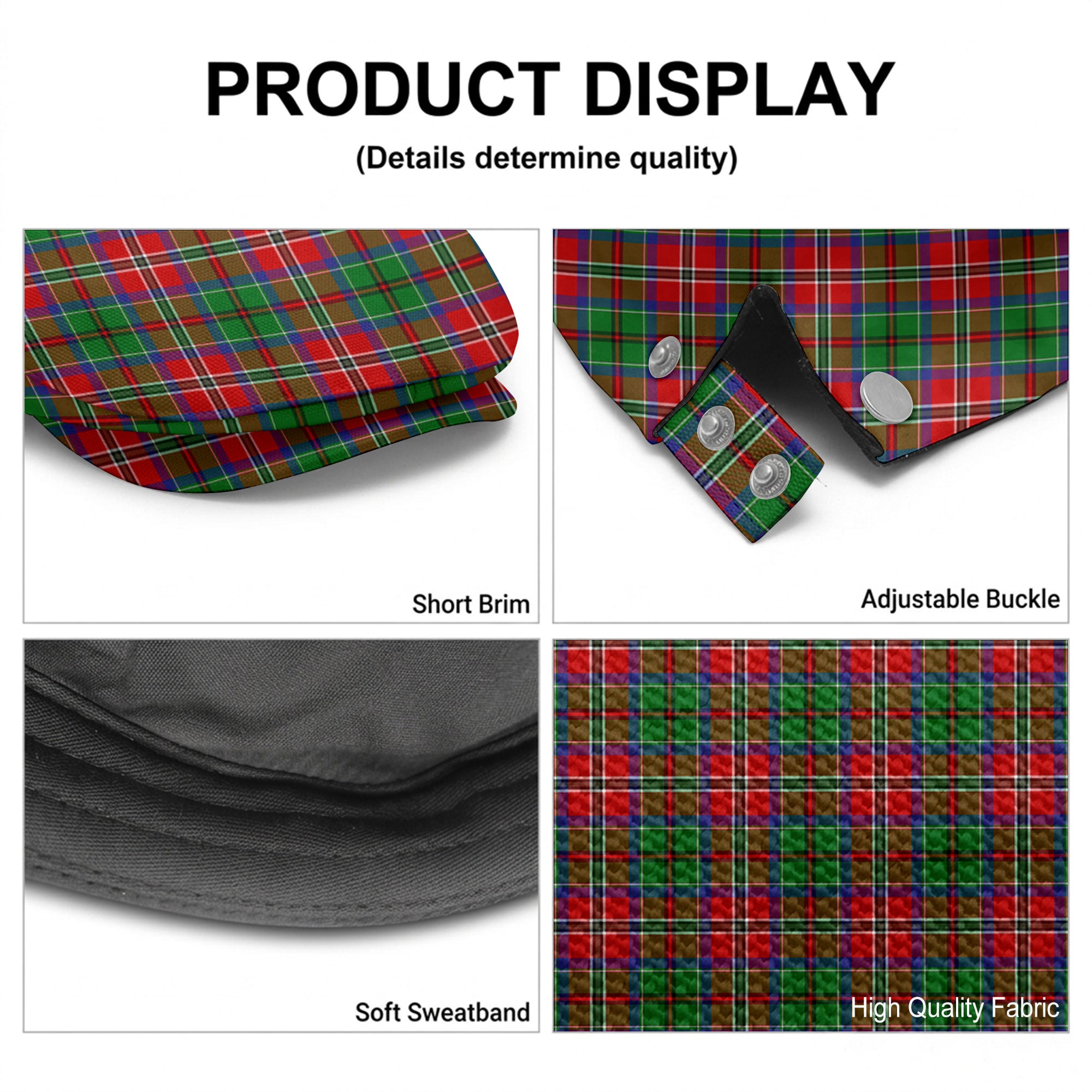 McCulloch Tartan Flat Caps