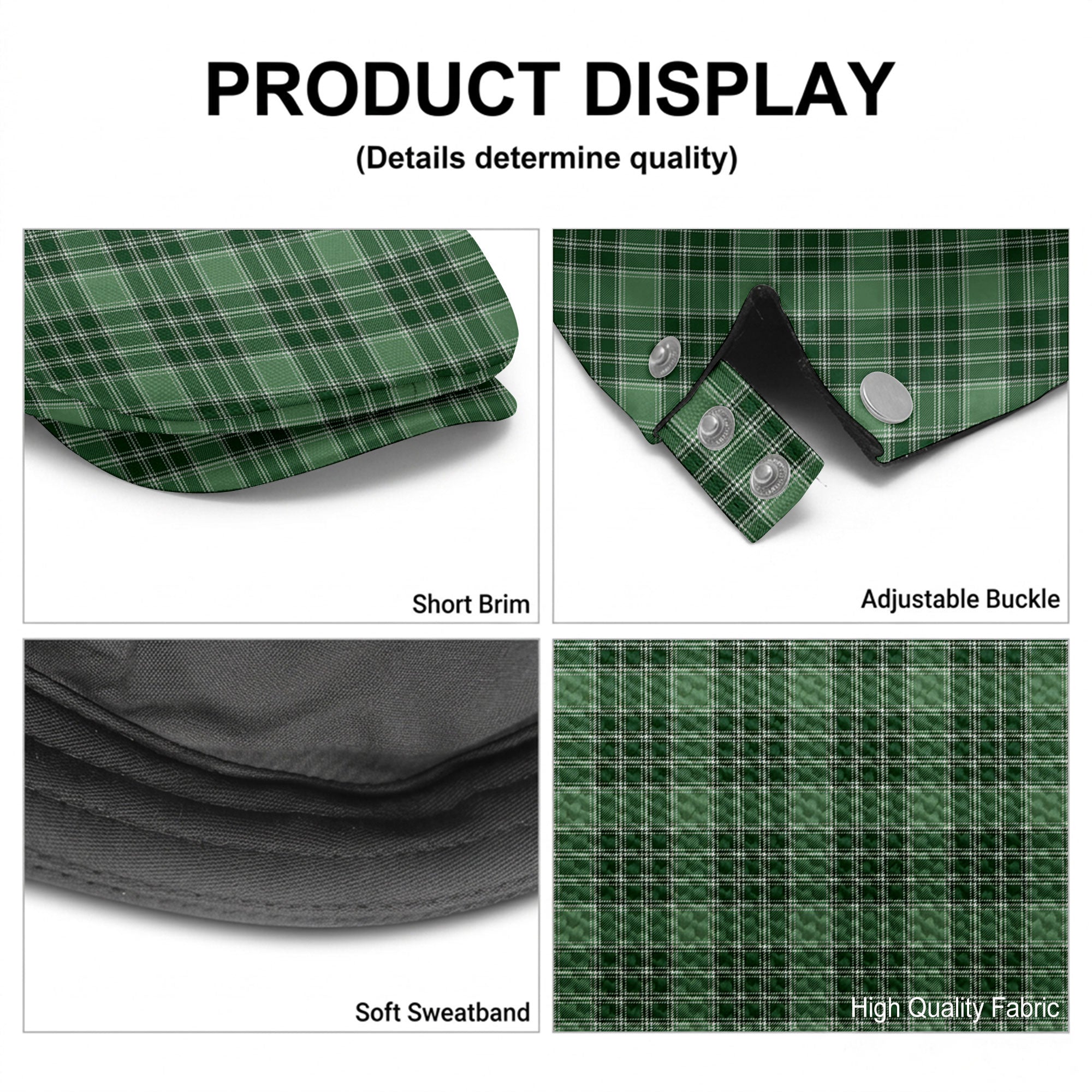 McDonald Lord of the Isles Hunting Tartan Flat Caps