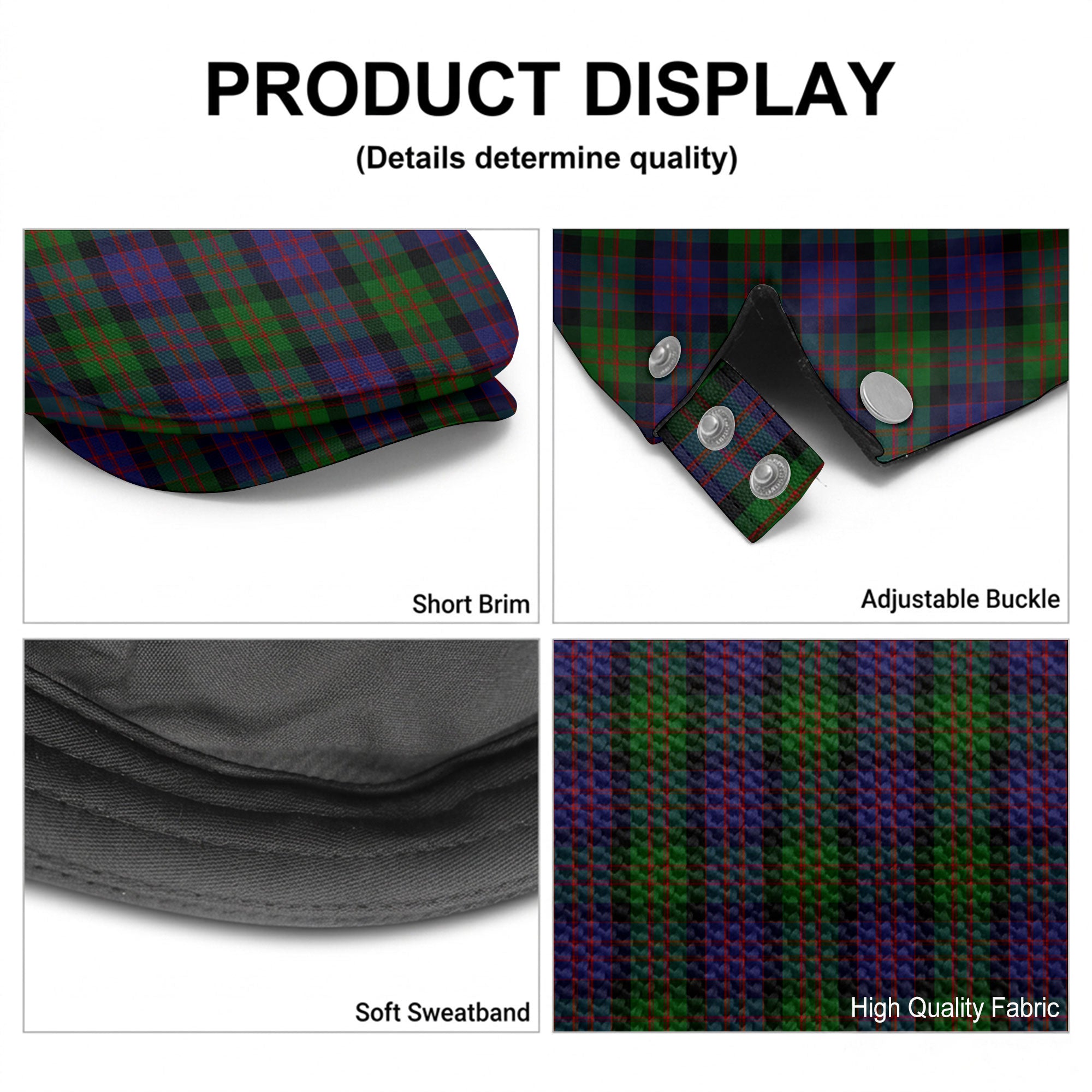 McDonald Tartan Flat Caps