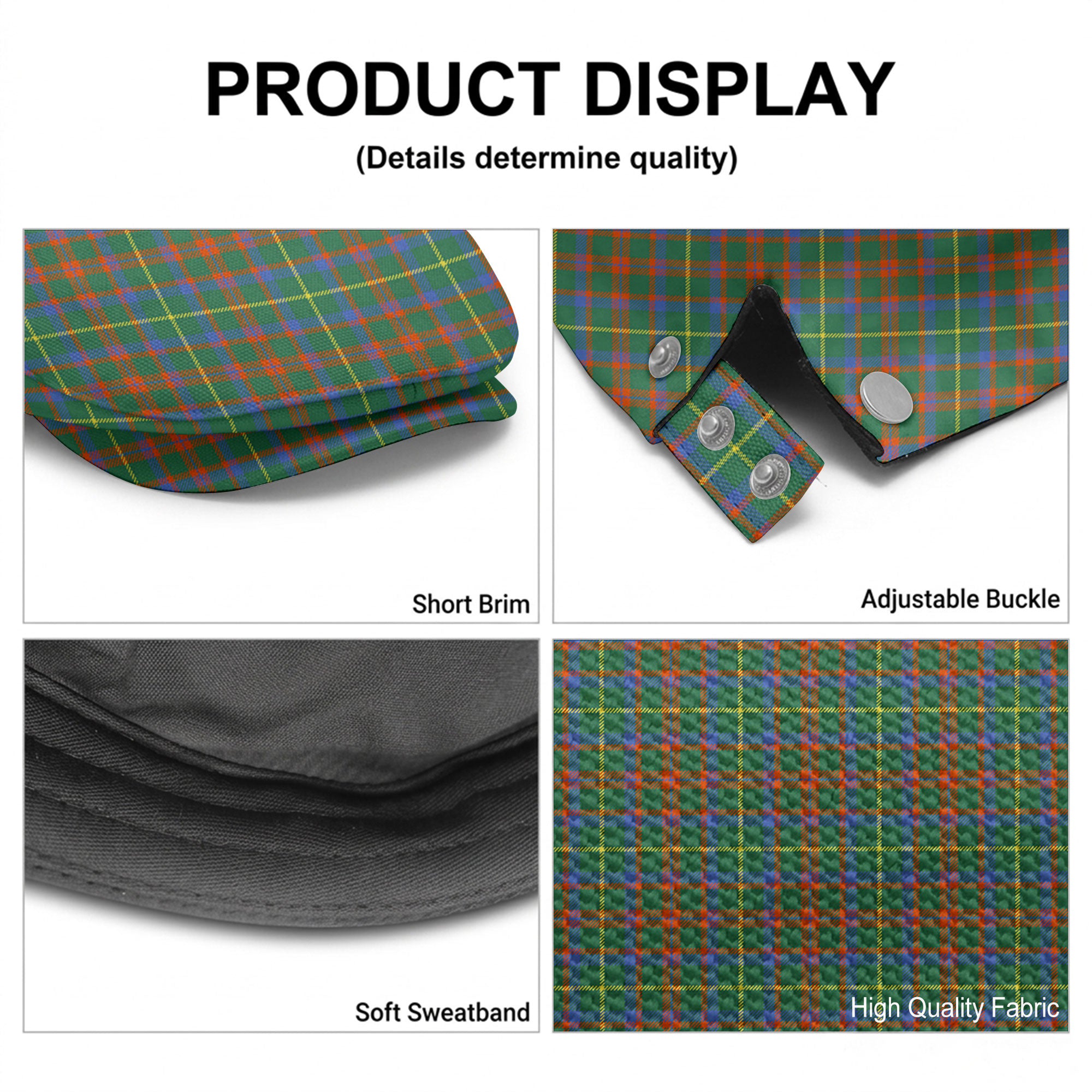 McIntosh Hunting Ancient Tartan Flat Caps