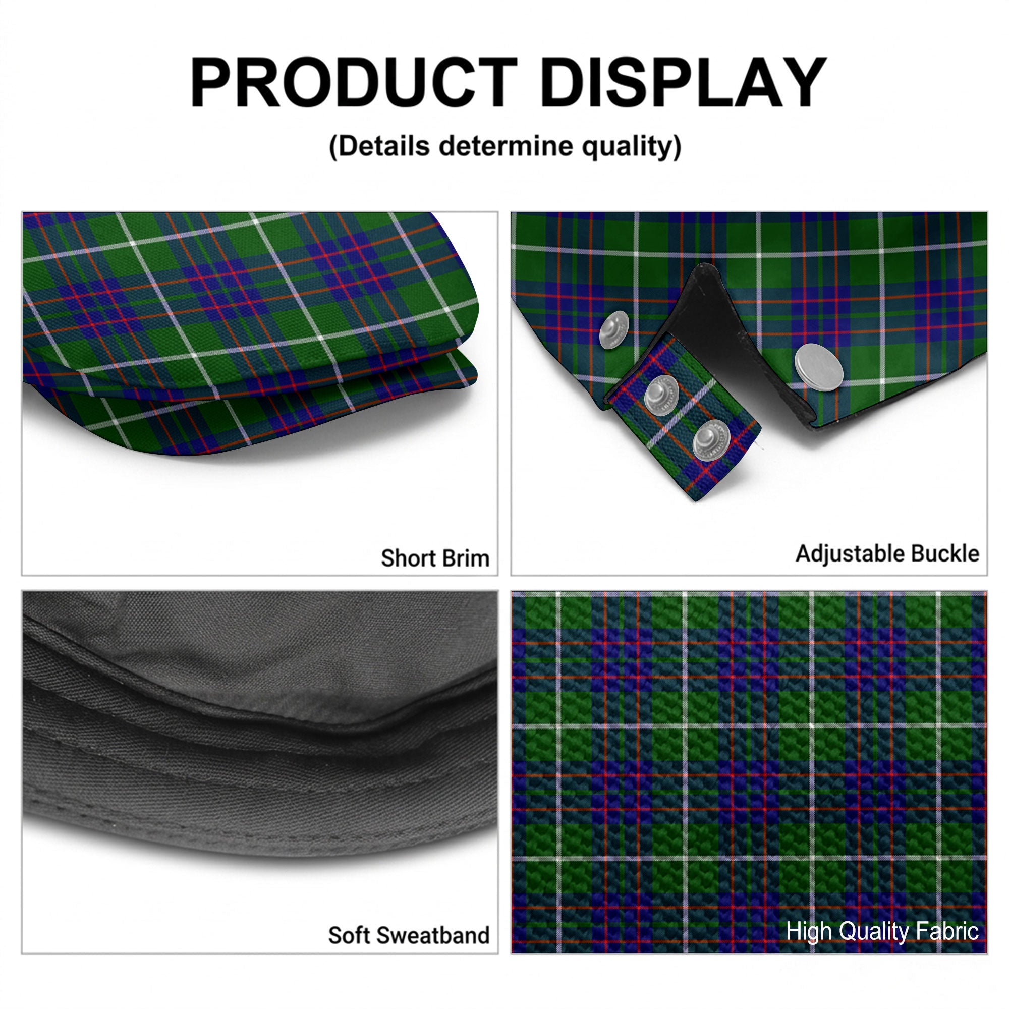 McIntyre Hunting Modern Tartan Flat Caps