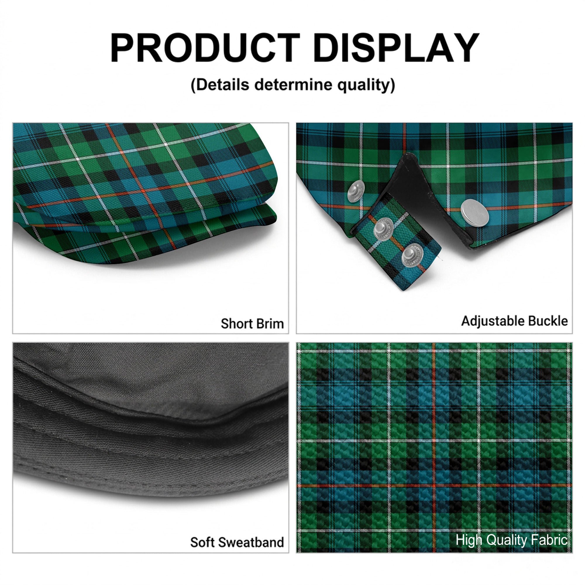 McKenzie Ancient Tartan Flat Caps