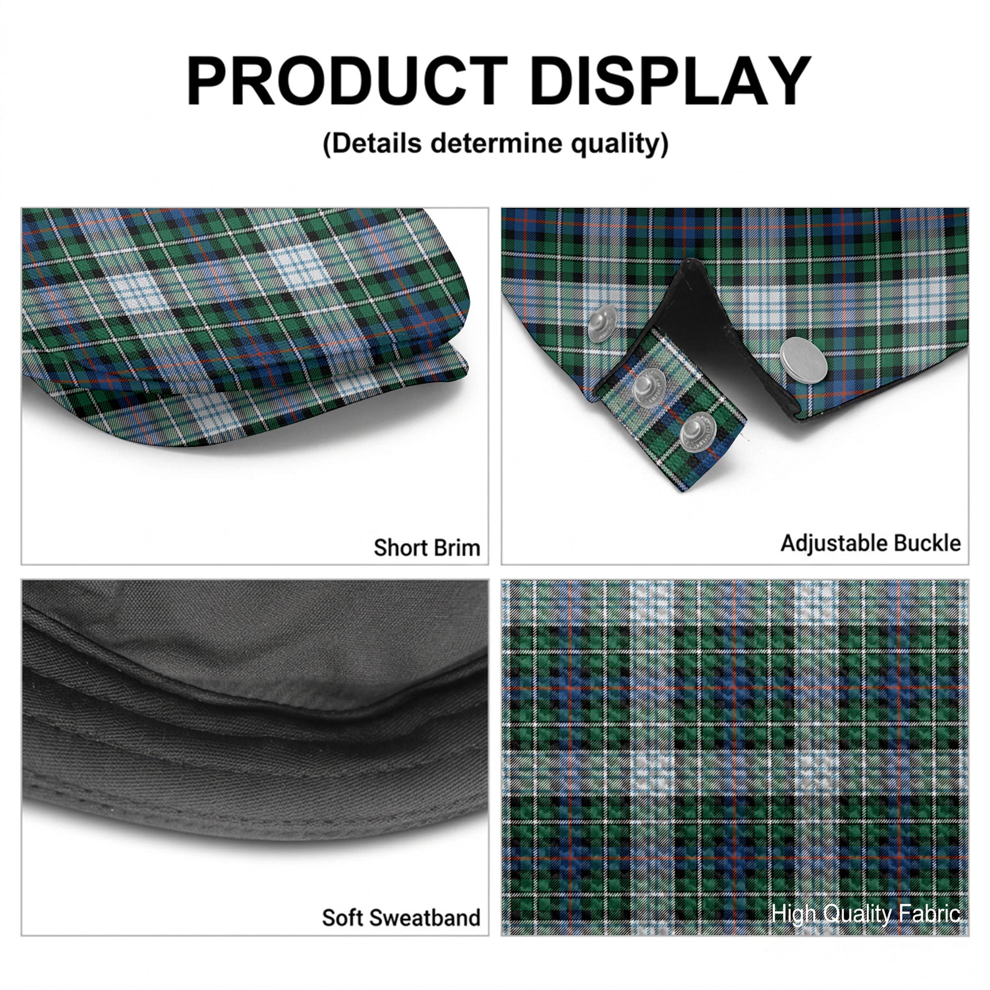 McKenzie Dress Ancient Tartan Flat Caps