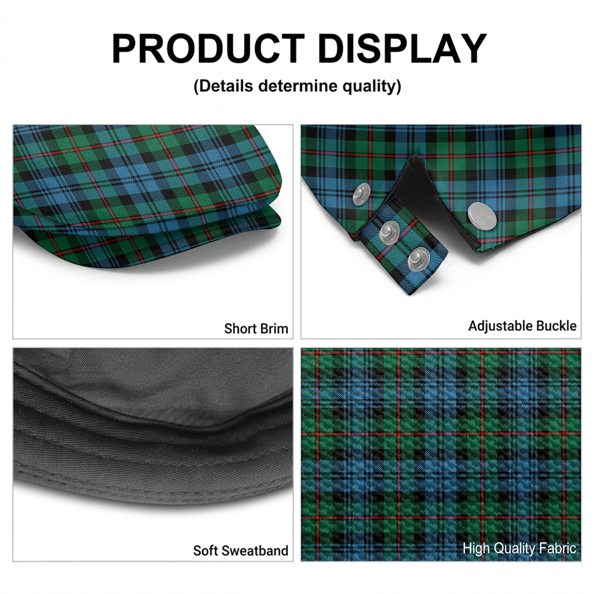 McKinlay Ancient Tartan Flat Caps