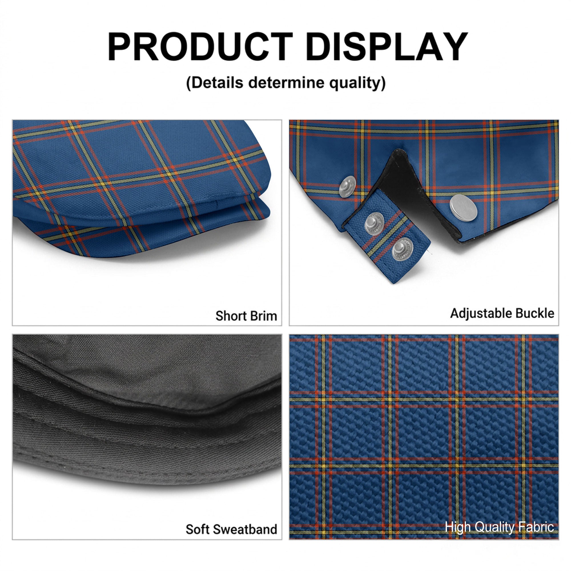 McLaine of Loch Buie Hunting Ancient Tartan Flat Caps