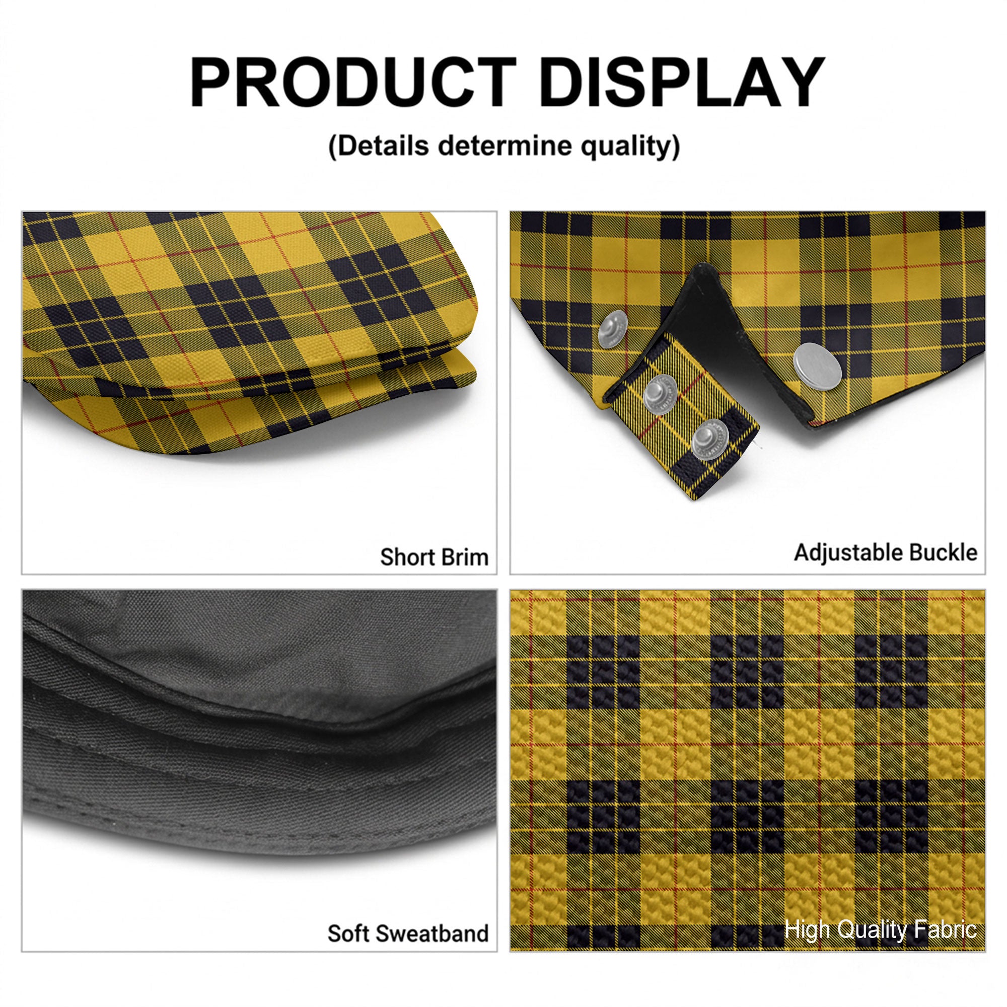 McLeod of Lewis Ancient Tartan Flat Caps