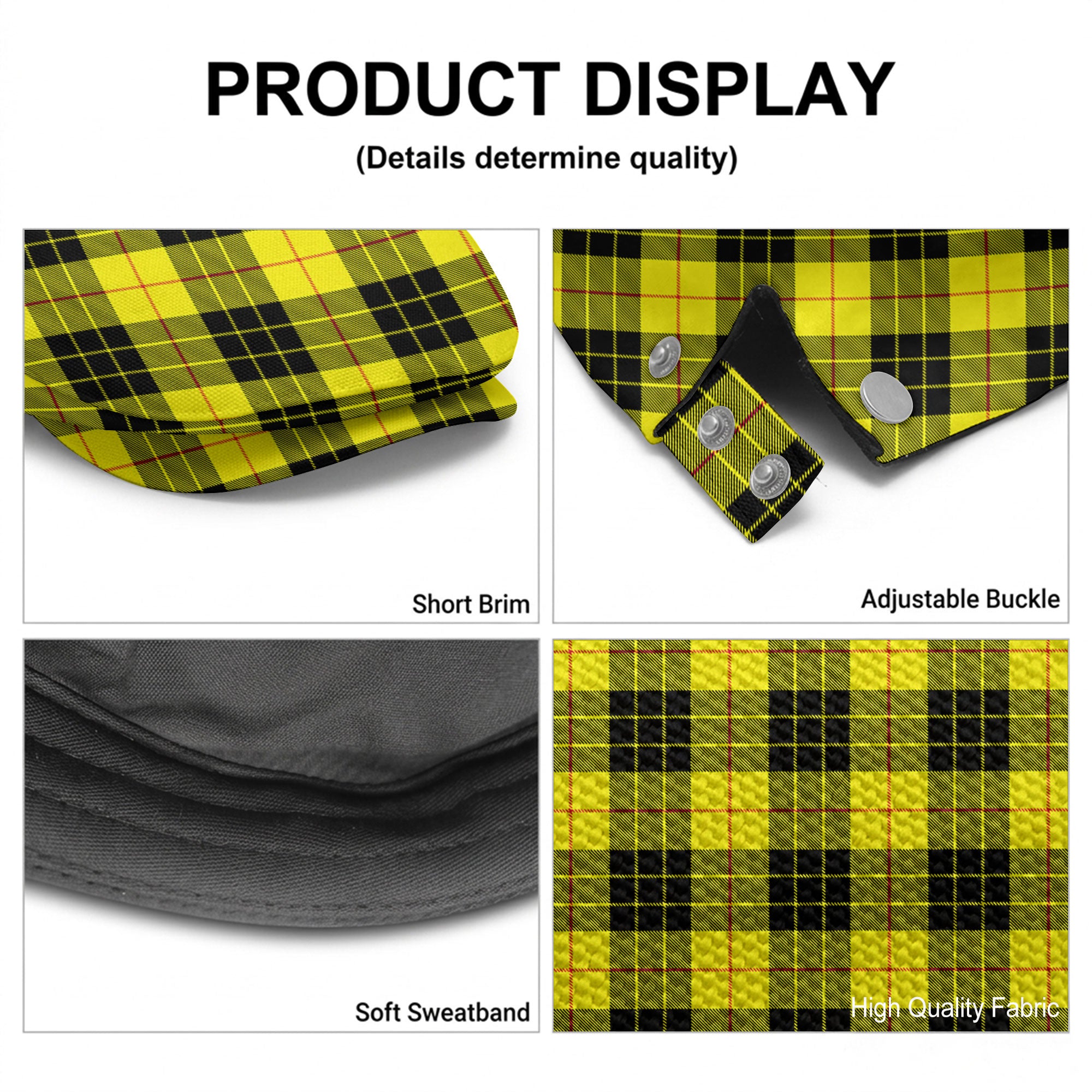 McLeod of Lewis Modern Tartan Flat Caps