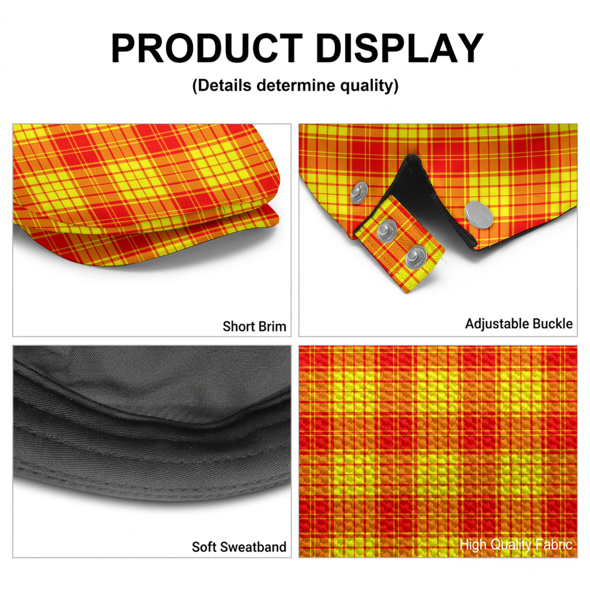 McMillan Clan Tartan Flat Caps