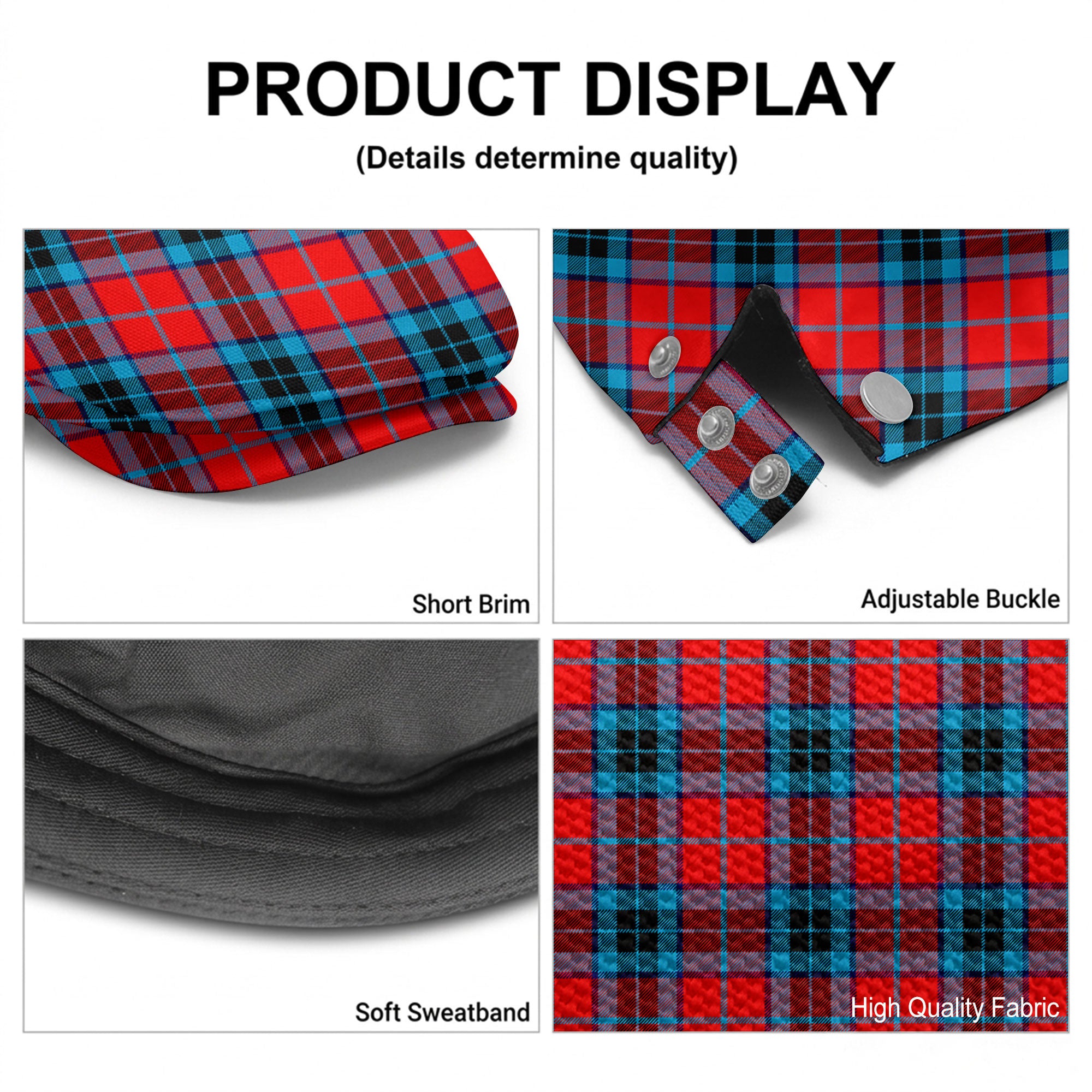 McTavish Modern Tartan Flat Caps