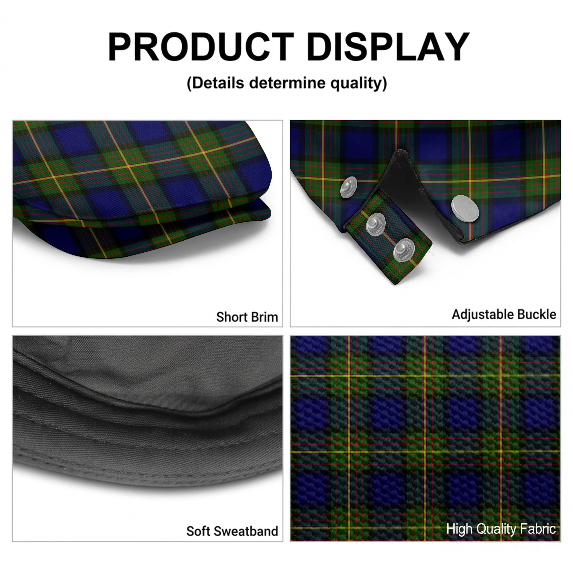 Muir Tartan Flat Caps