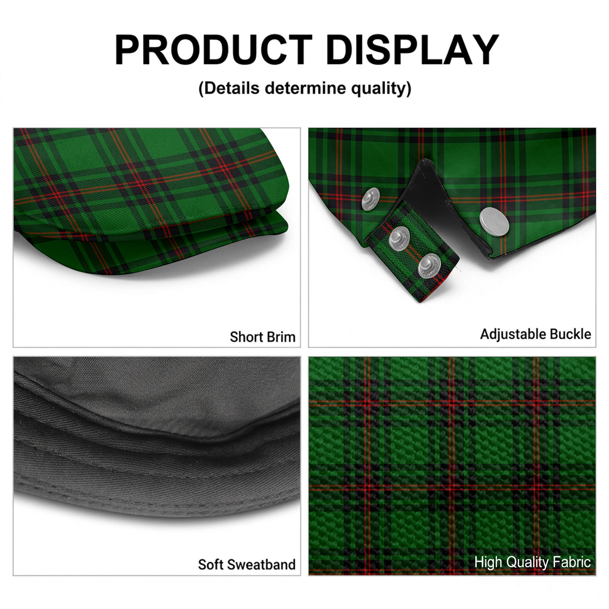 Orrock Tartan Flat Caps