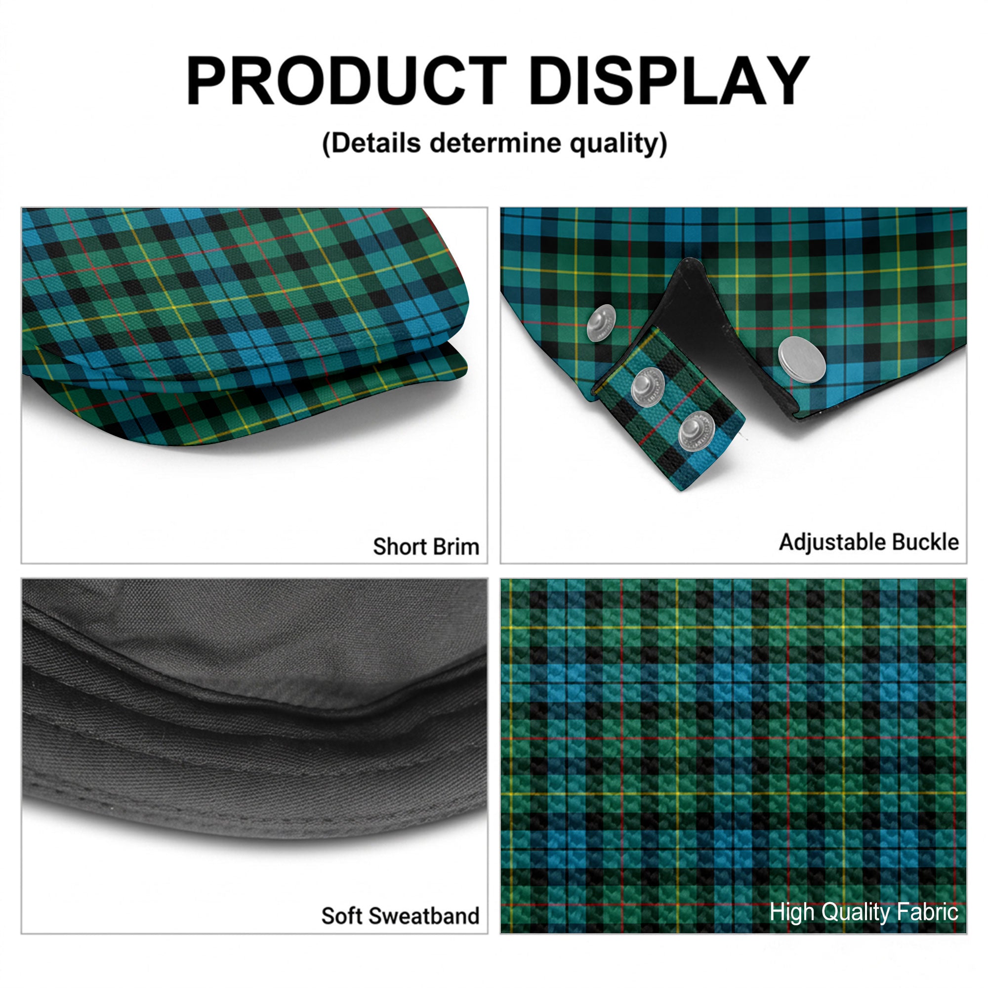Rollo Ancient Tartan Flat Caps