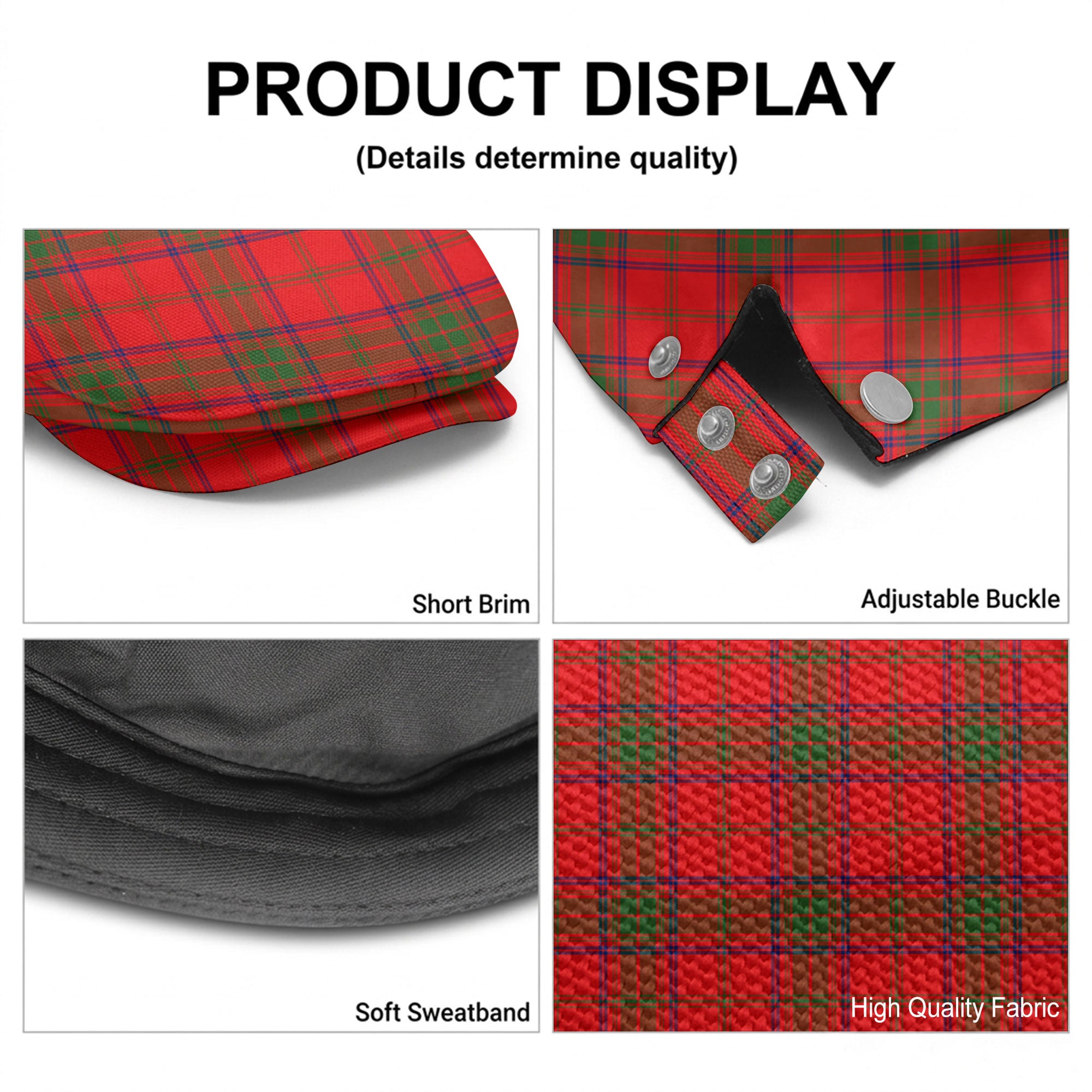 Ross Modern Tartan Flat Caps