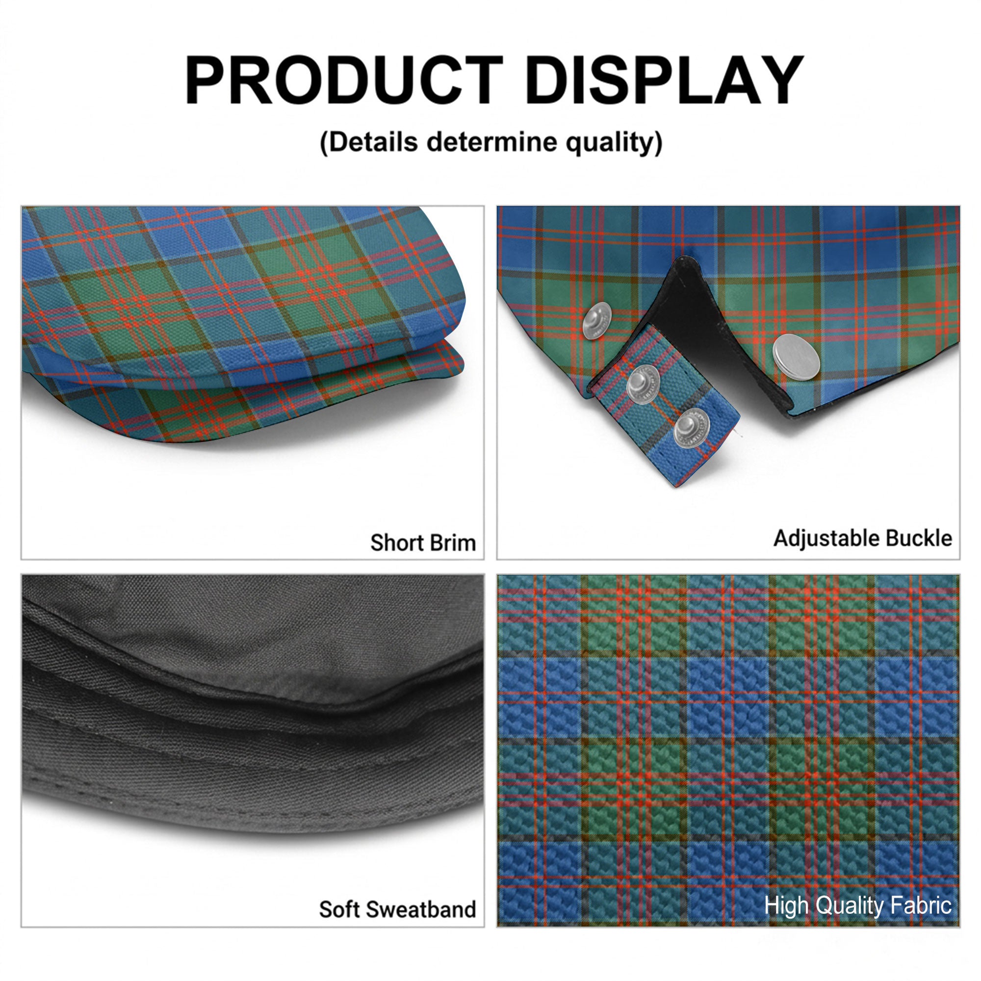 Stewart of Appin Hunting Ancient Tartan Flat Caps