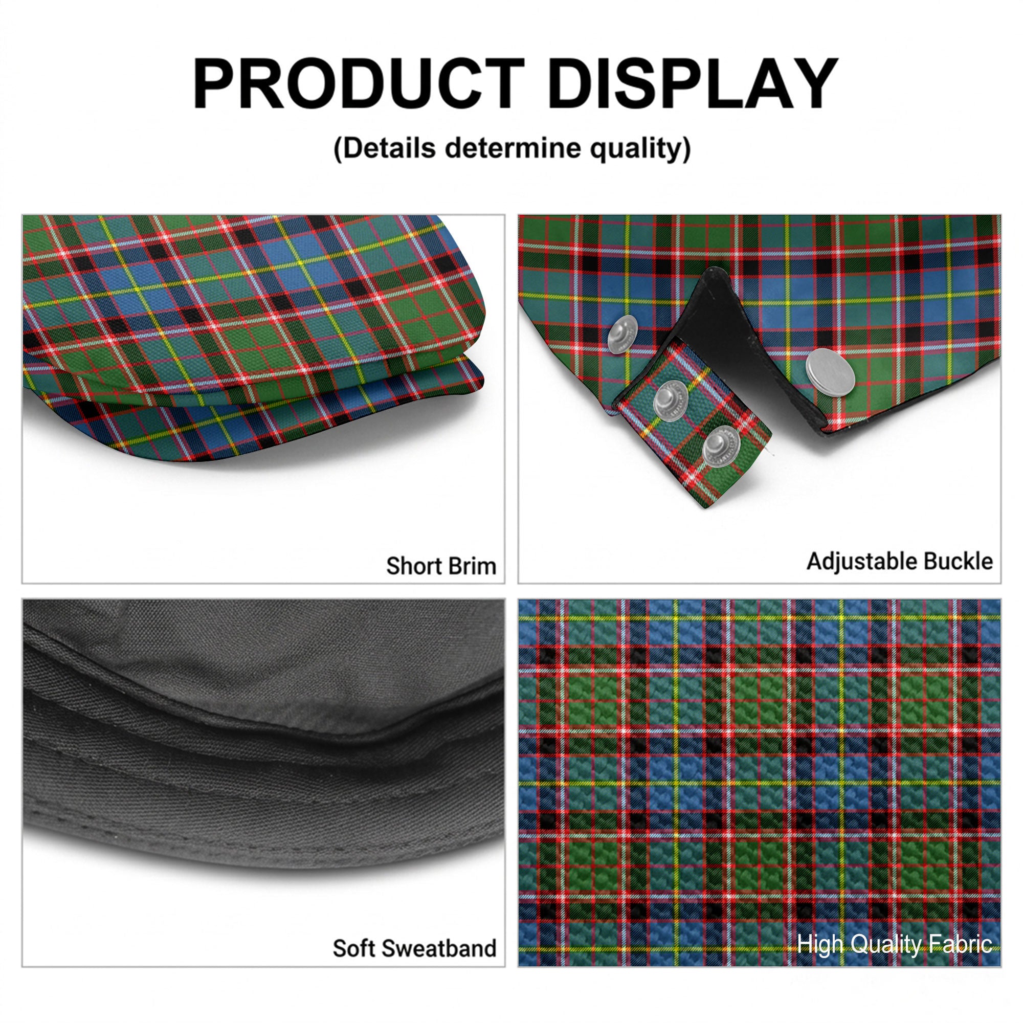 Stirling (of Cadder-Present Chief) Tartan Flat Caps