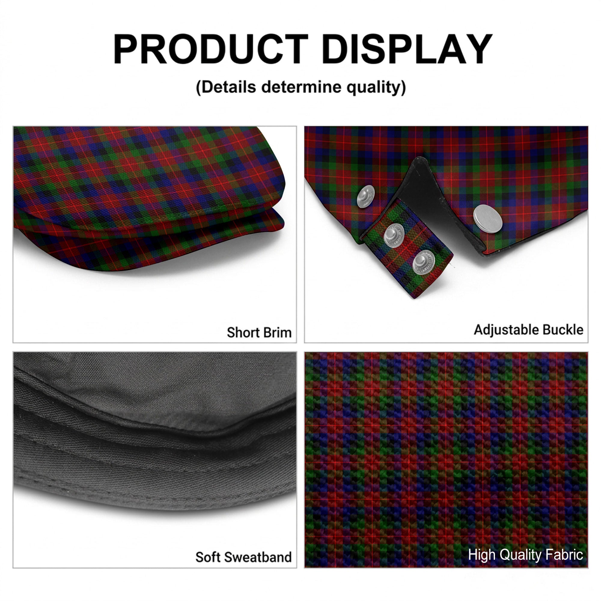 Tennant Tartan Flat Caps