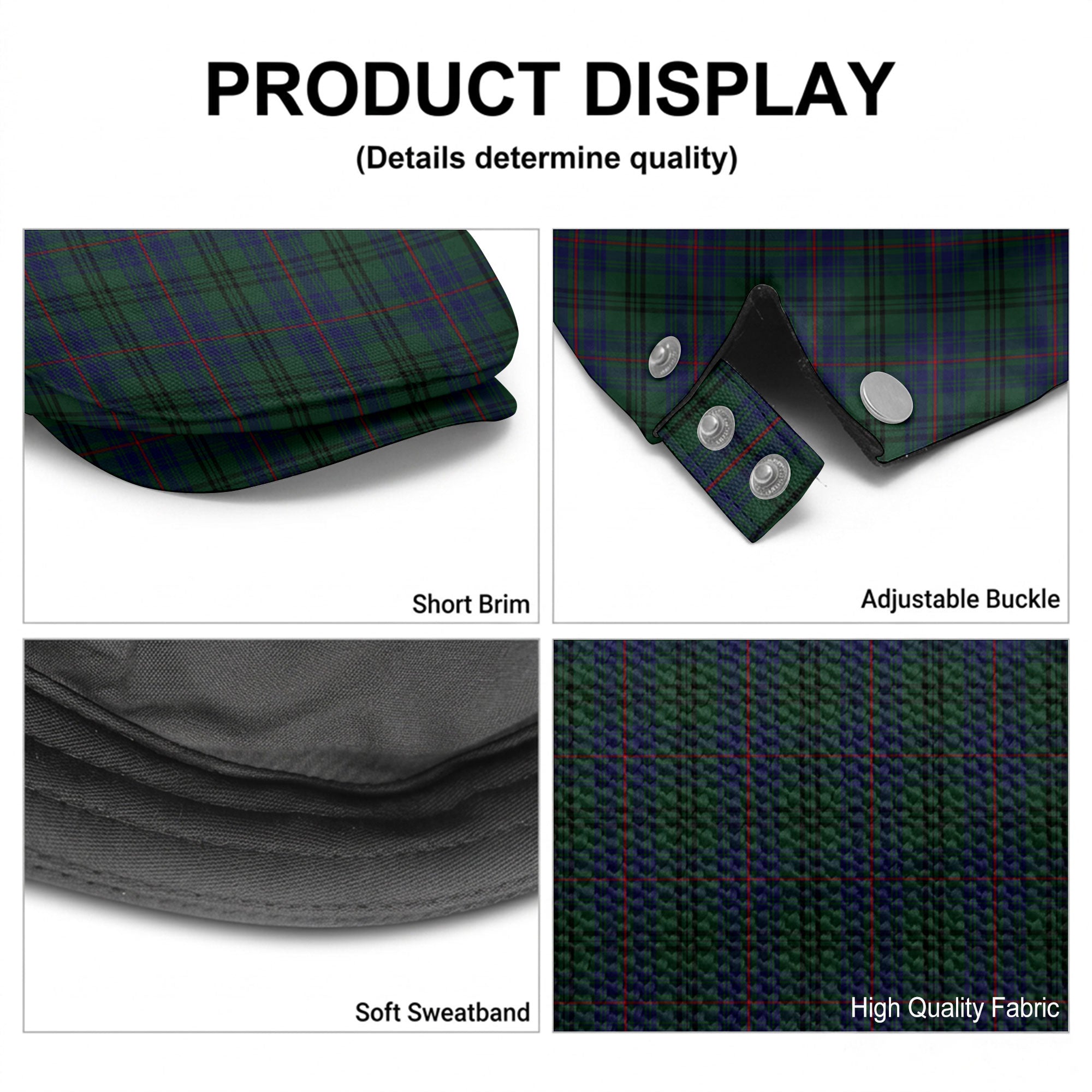 Walker Hunting Tartan Flat Caps