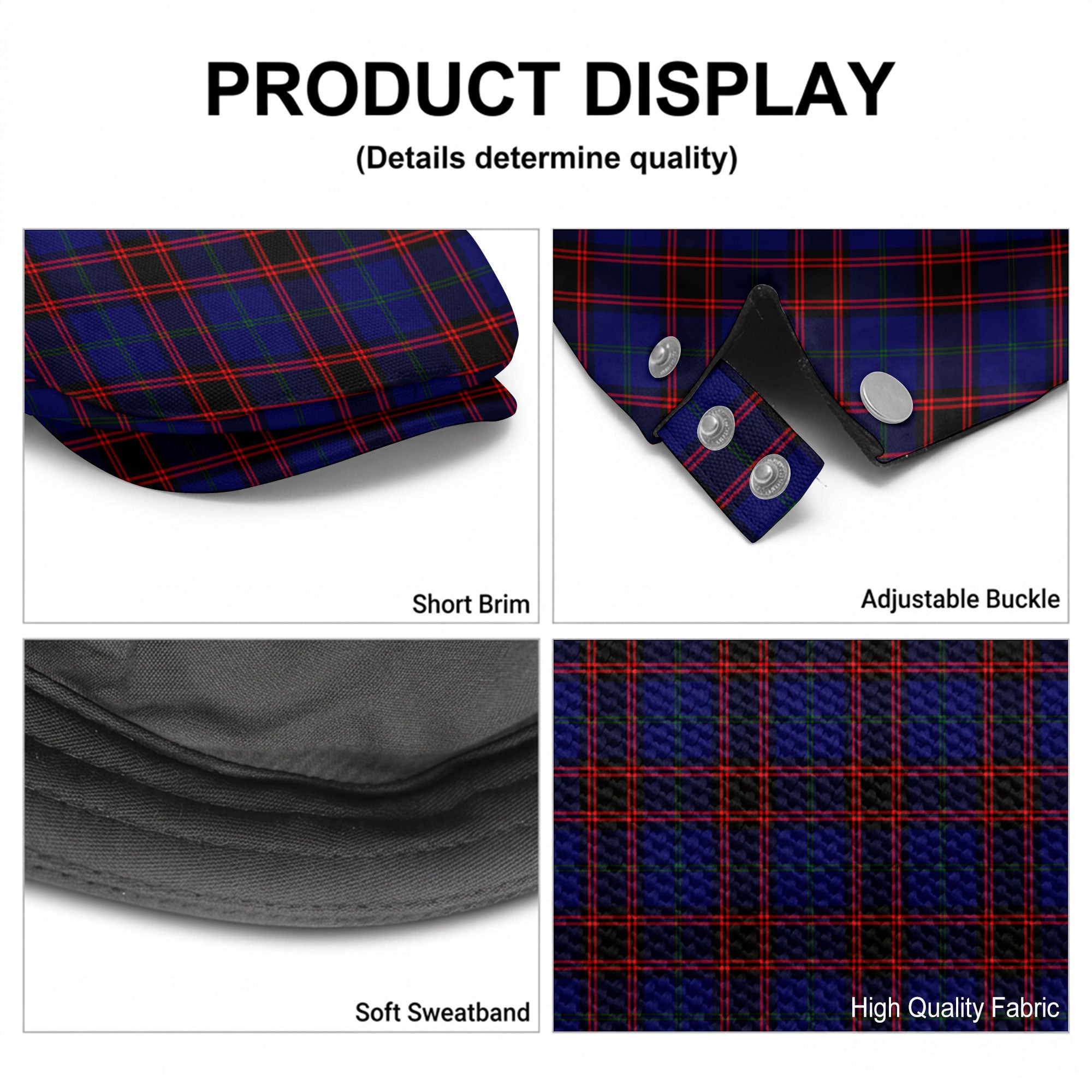 Wedderburn Tartan Flat Caps