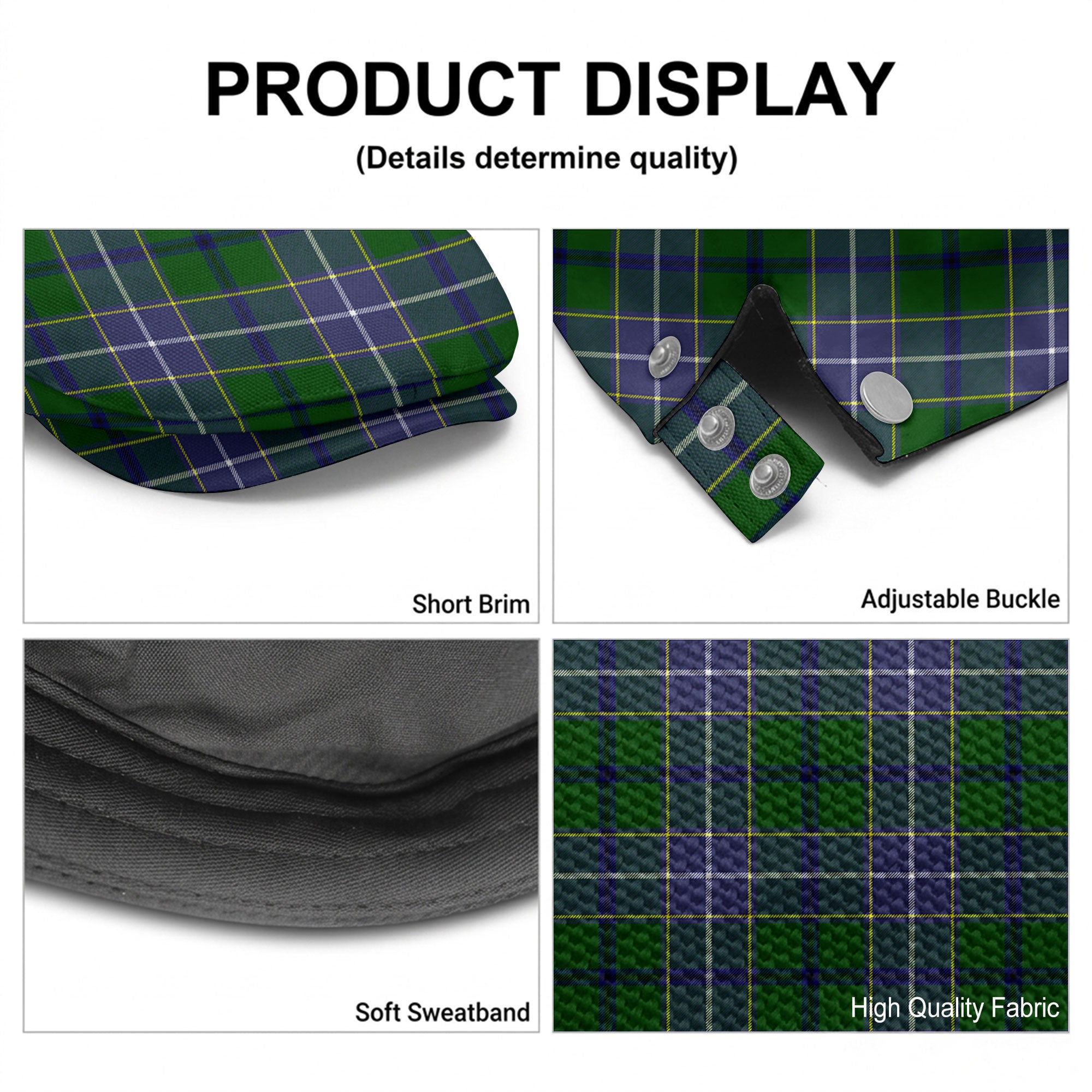 Wishart Hunting Tartan Flat Caps