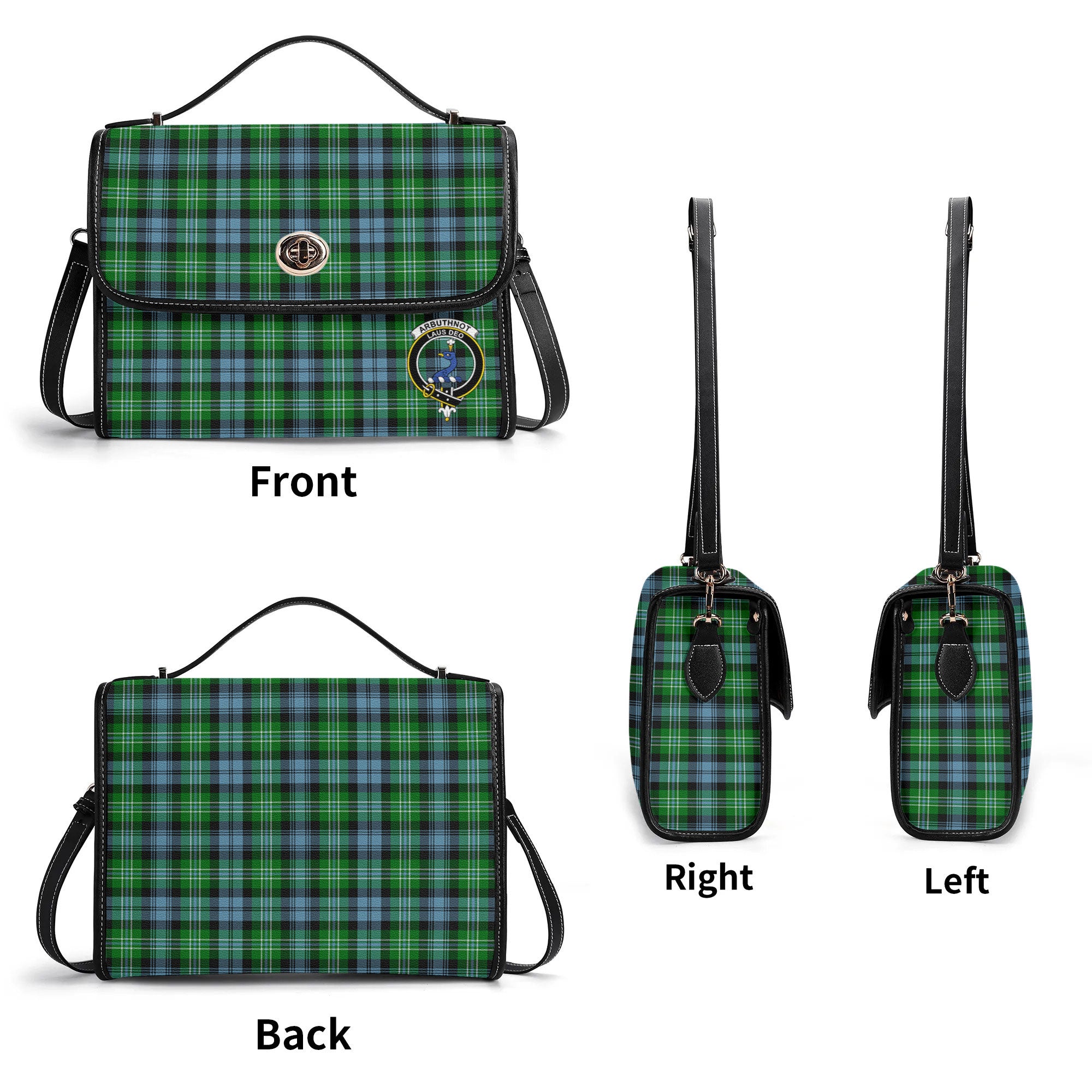 Arbuthnot Ancient Tartan Crest Satchel Bag