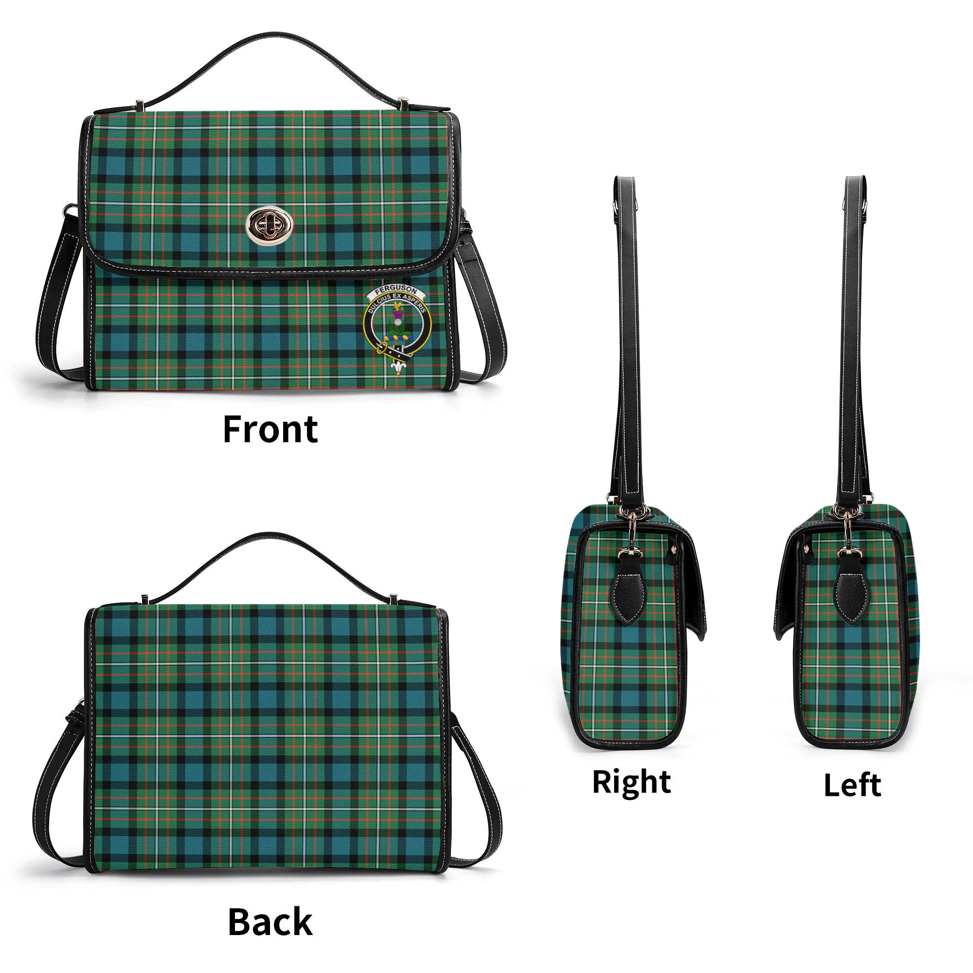 Ferguson Ancient Tartan Crest Satchel Bag