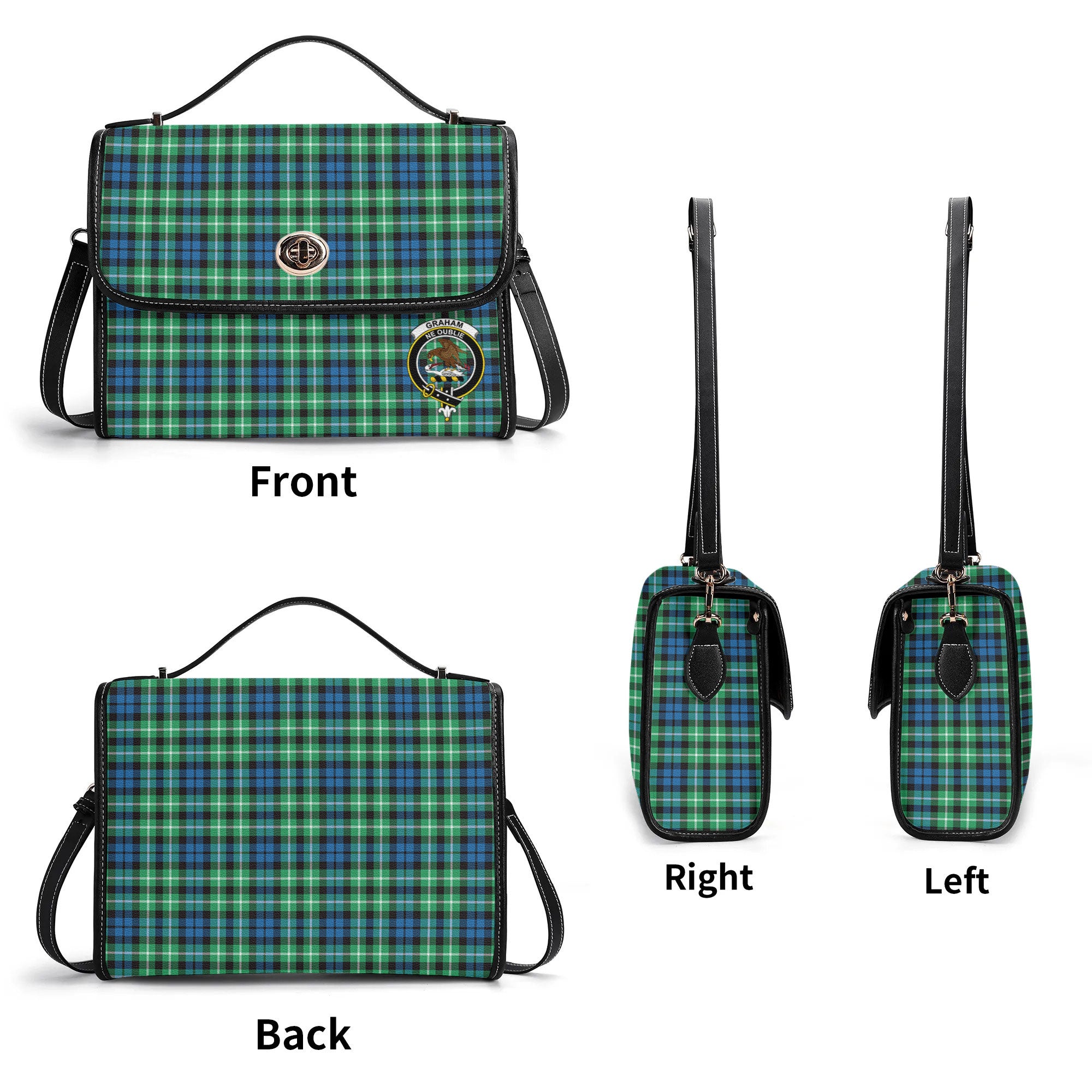 Graham of Montrose Ancient Tartan Crest Satchel Bag
