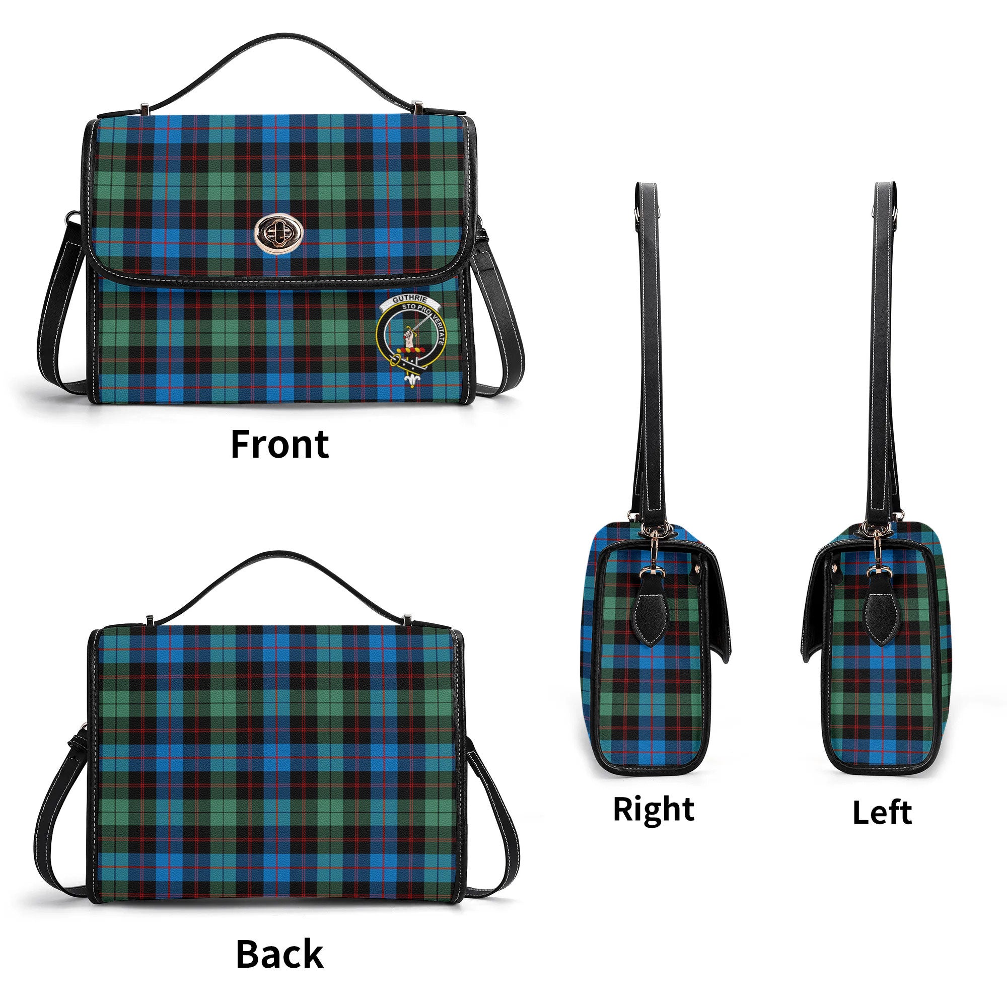 Guthrie Ancient Tartan Crest Satchel Bag