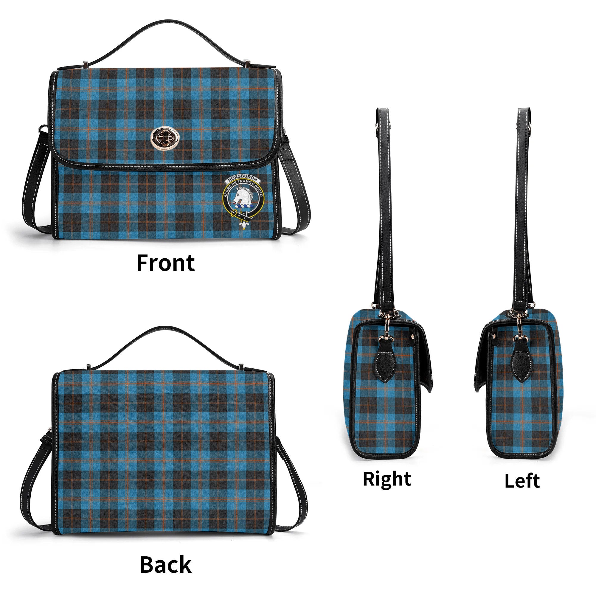 Horsburgh Tartan Crest Satchel Bag