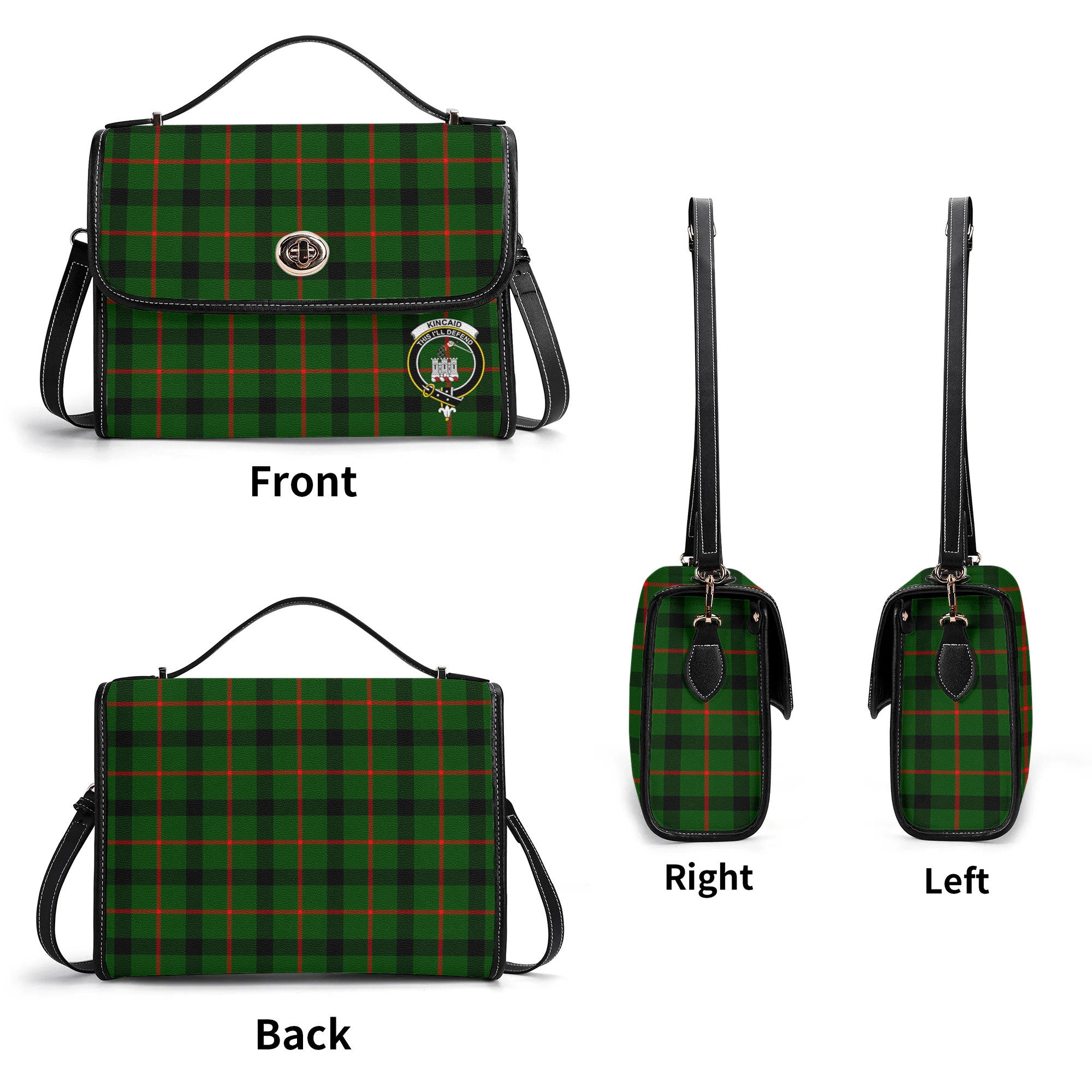Kincaid Tartan Crest Satchel Bag